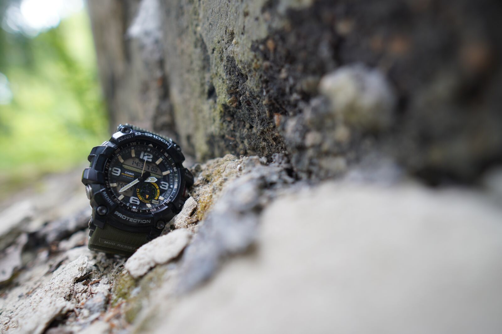 Sony a6400 + Sigma 16mm F1.4 DC DN | C sample photo. Casio, forest, a watch photography