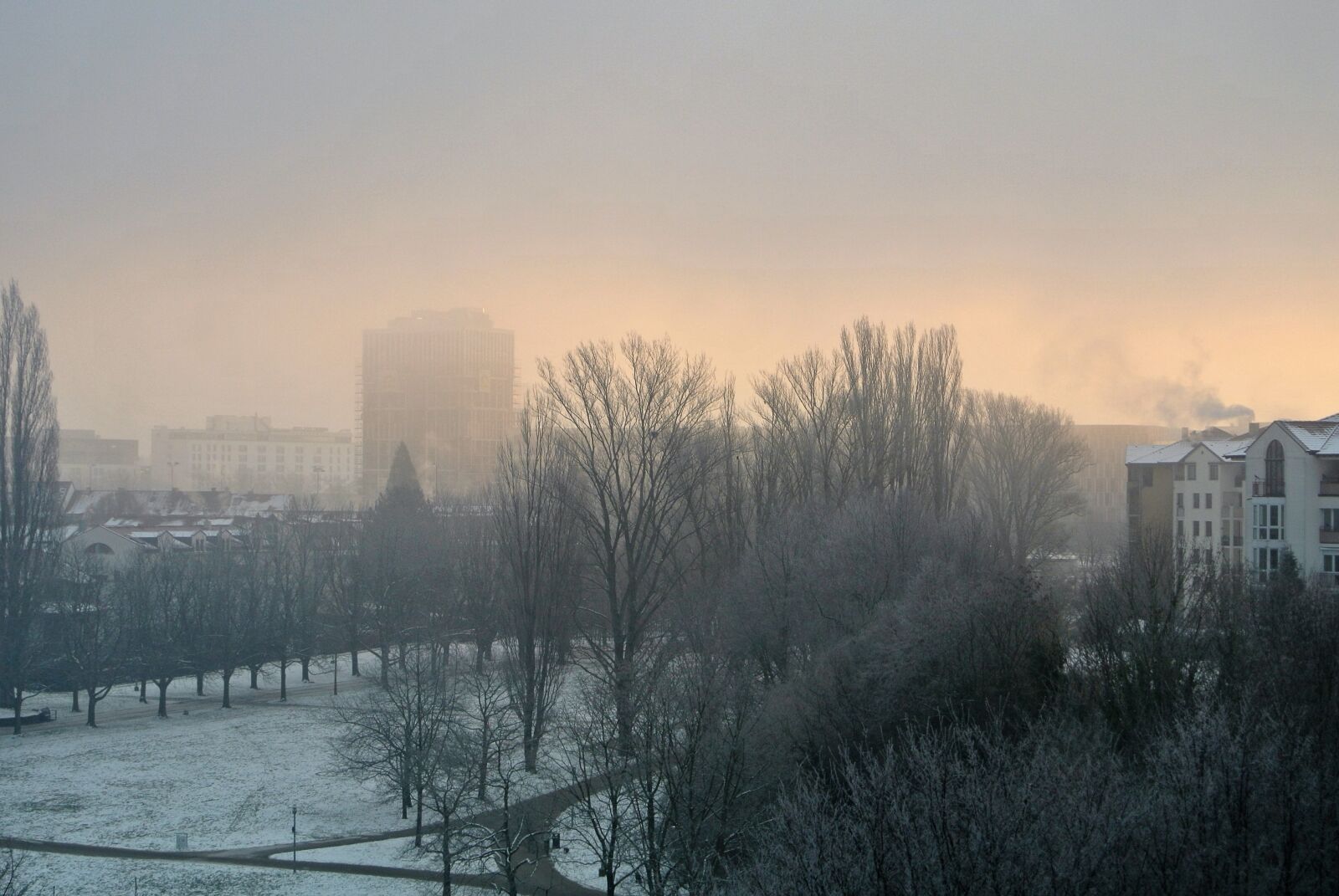 Nikon 1 Nikkor VR 10-30mm F3.5-5.6 sample photo. Mist, fog, winter photography