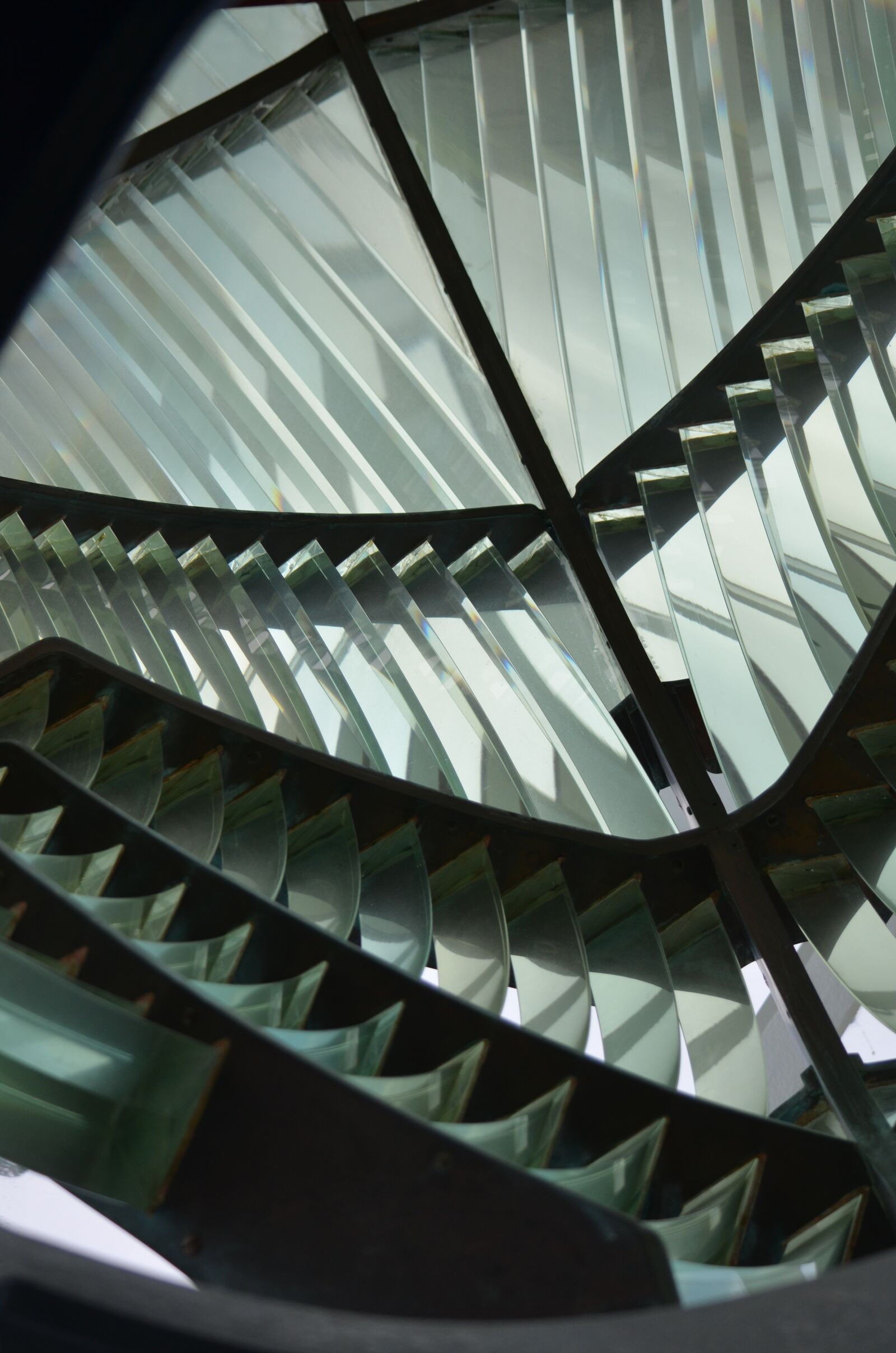 Nikon D5100 sample photo. Fresnel lens, lighthouse, kauai photography