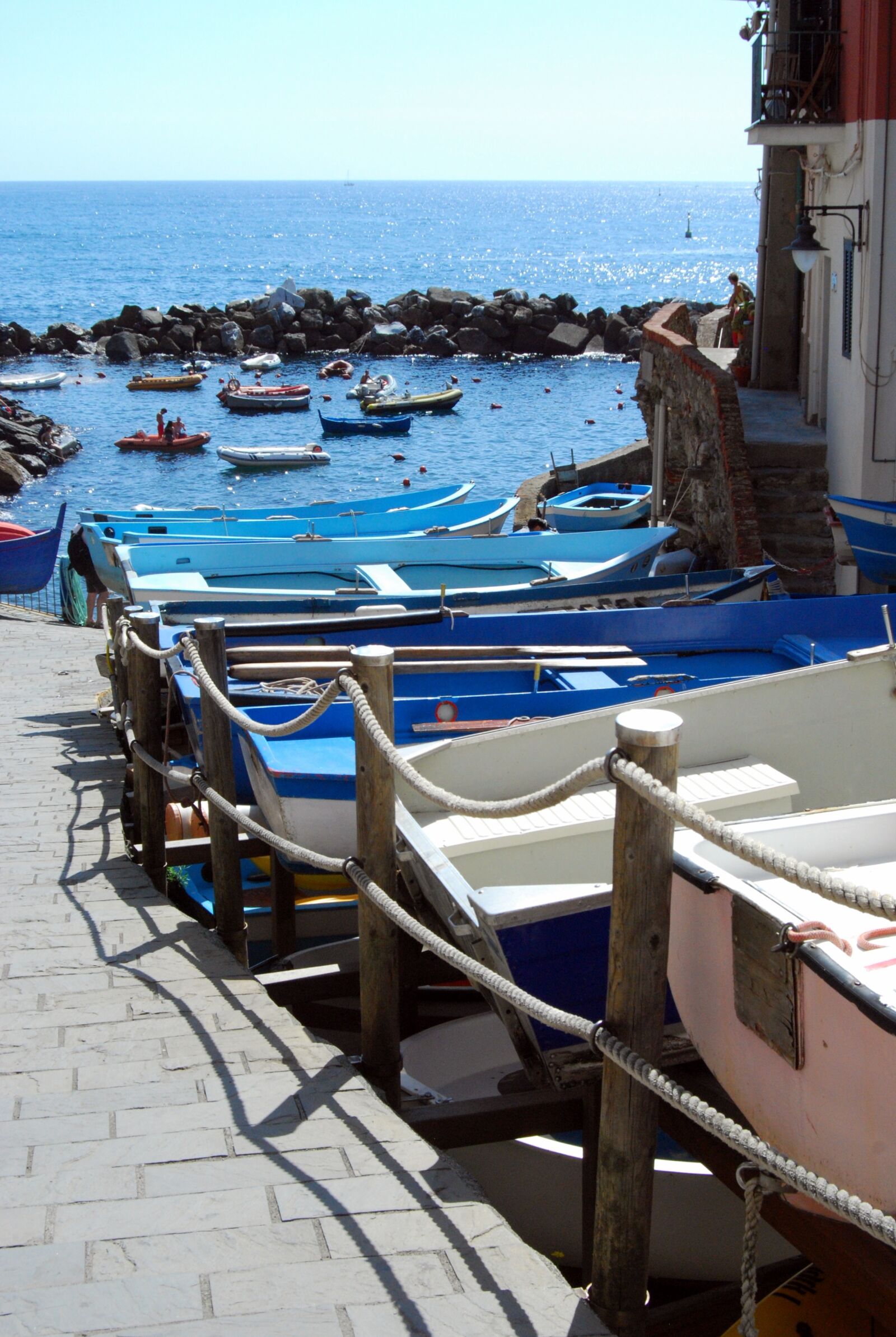 Nikon D60 sample photo. Boat, porto, cinque terre photography