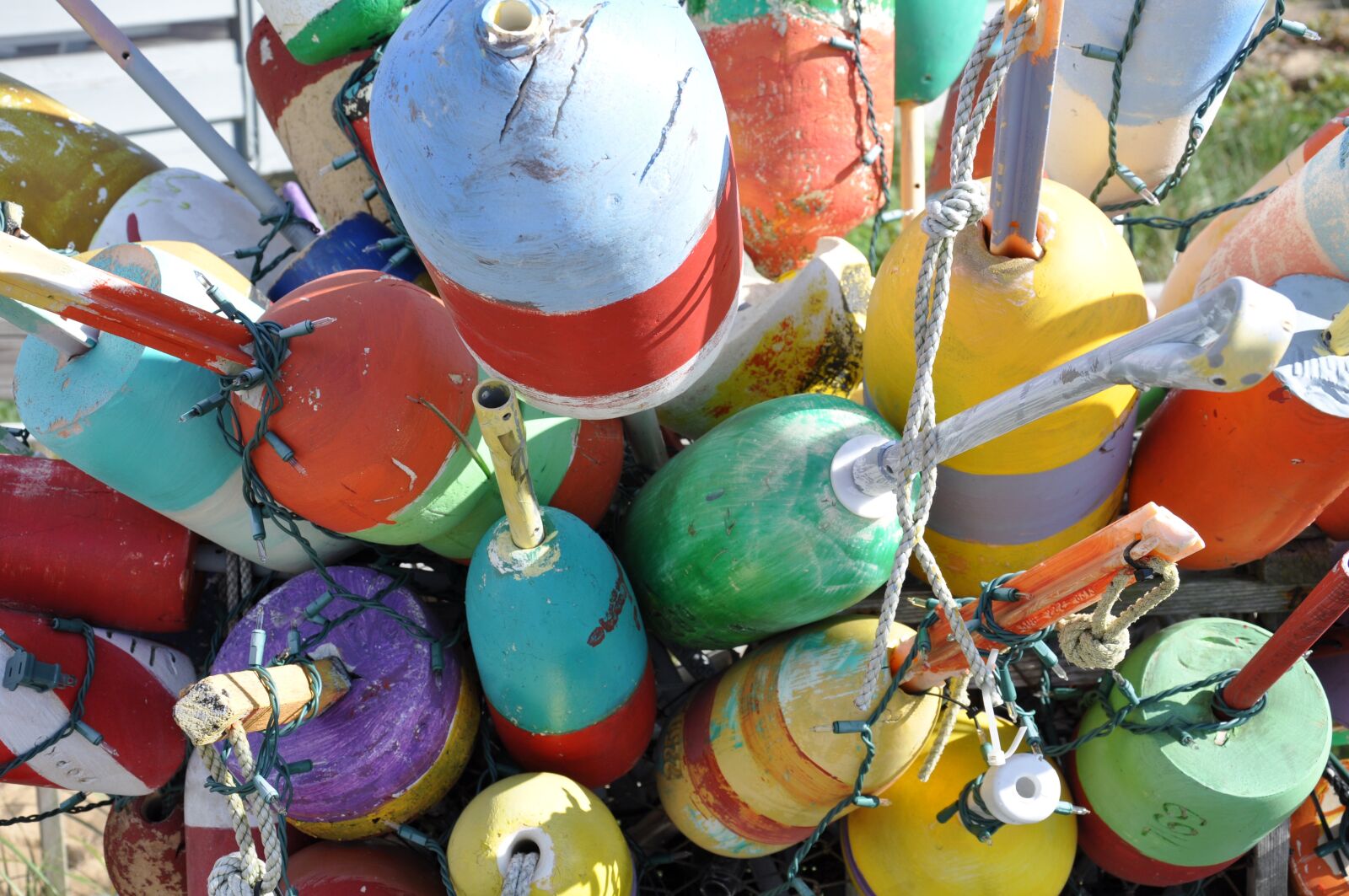 Nikon D90 sample photo. Buoys, boat, nautical photography