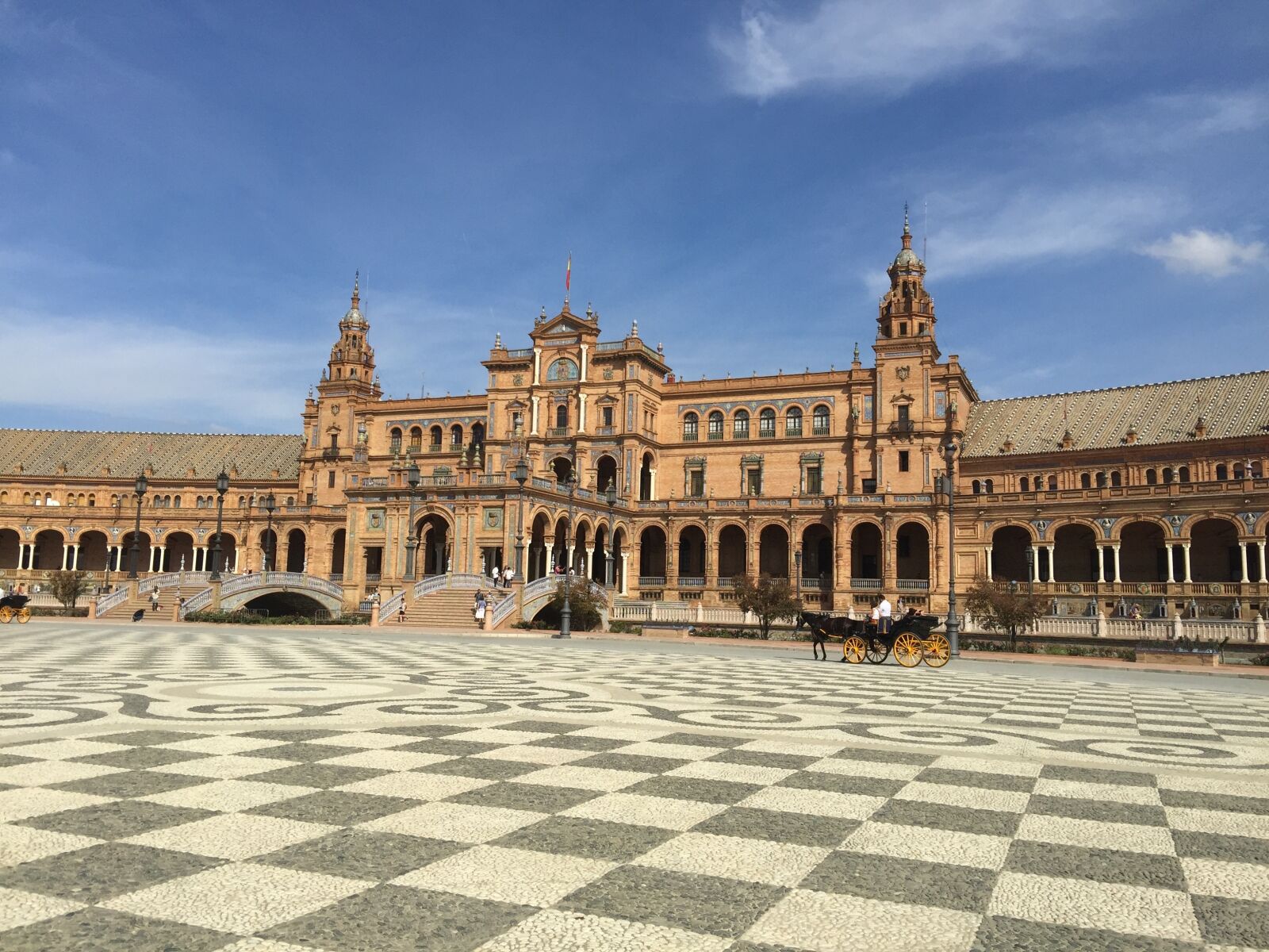 iPhone 6 Plus back camera 4.15mm f/2.2 sample photo. Seville, plaza de espa photography