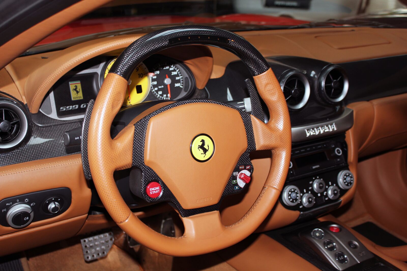 Canon EOS 550D (EOS Rebel T2i / EOS Kiss X4) sample photo. Ferrari, steering wheel, car photography