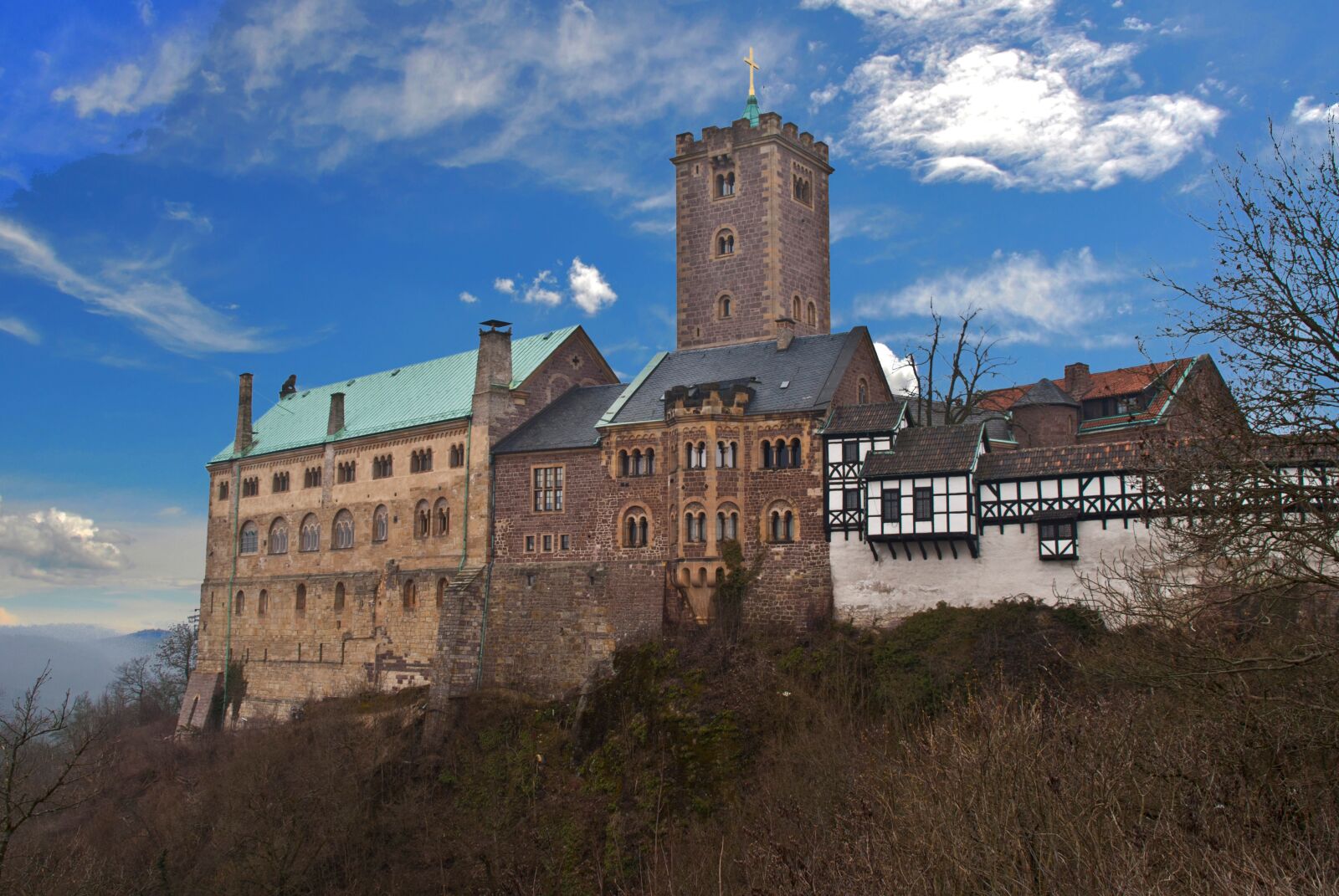 Sony Alpha DSLR-A300 sample photo. Castle, wartburg castle, thuringia photography