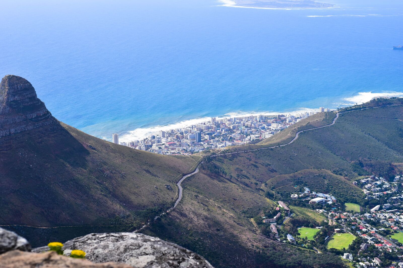 Nikon D5500 sample photo. Aerial from table mountain photography