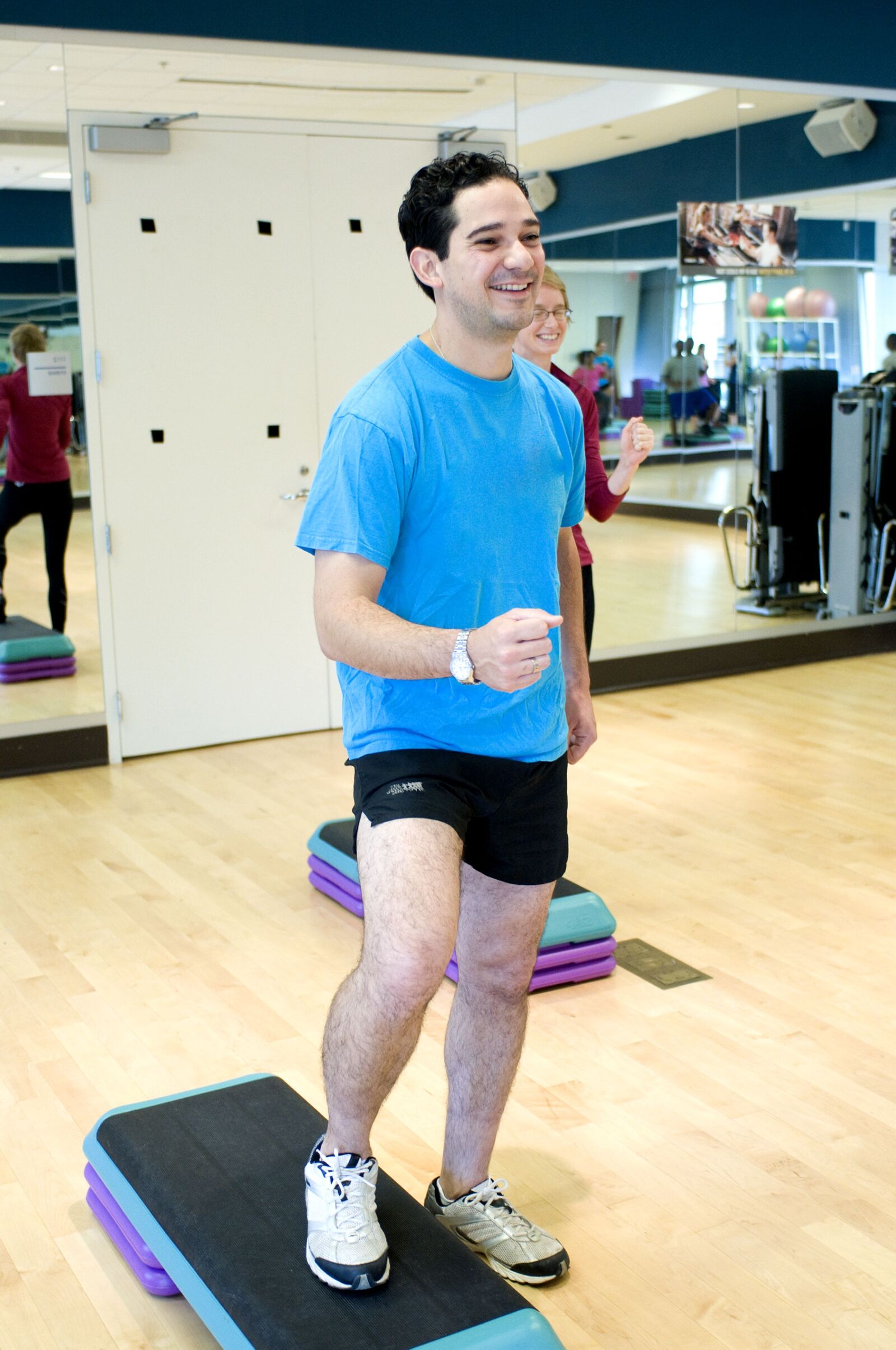 Nikon D300 sample photo. Young man, pilates, aerobic photography