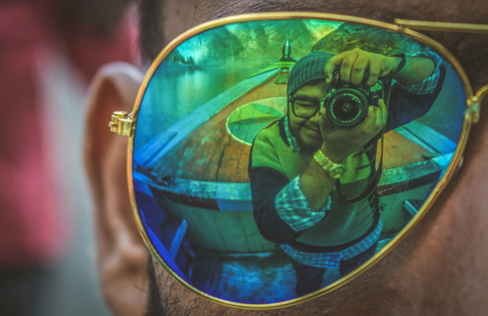 Nikon D5200 sample photo. Cool, lake, self, portrait photography