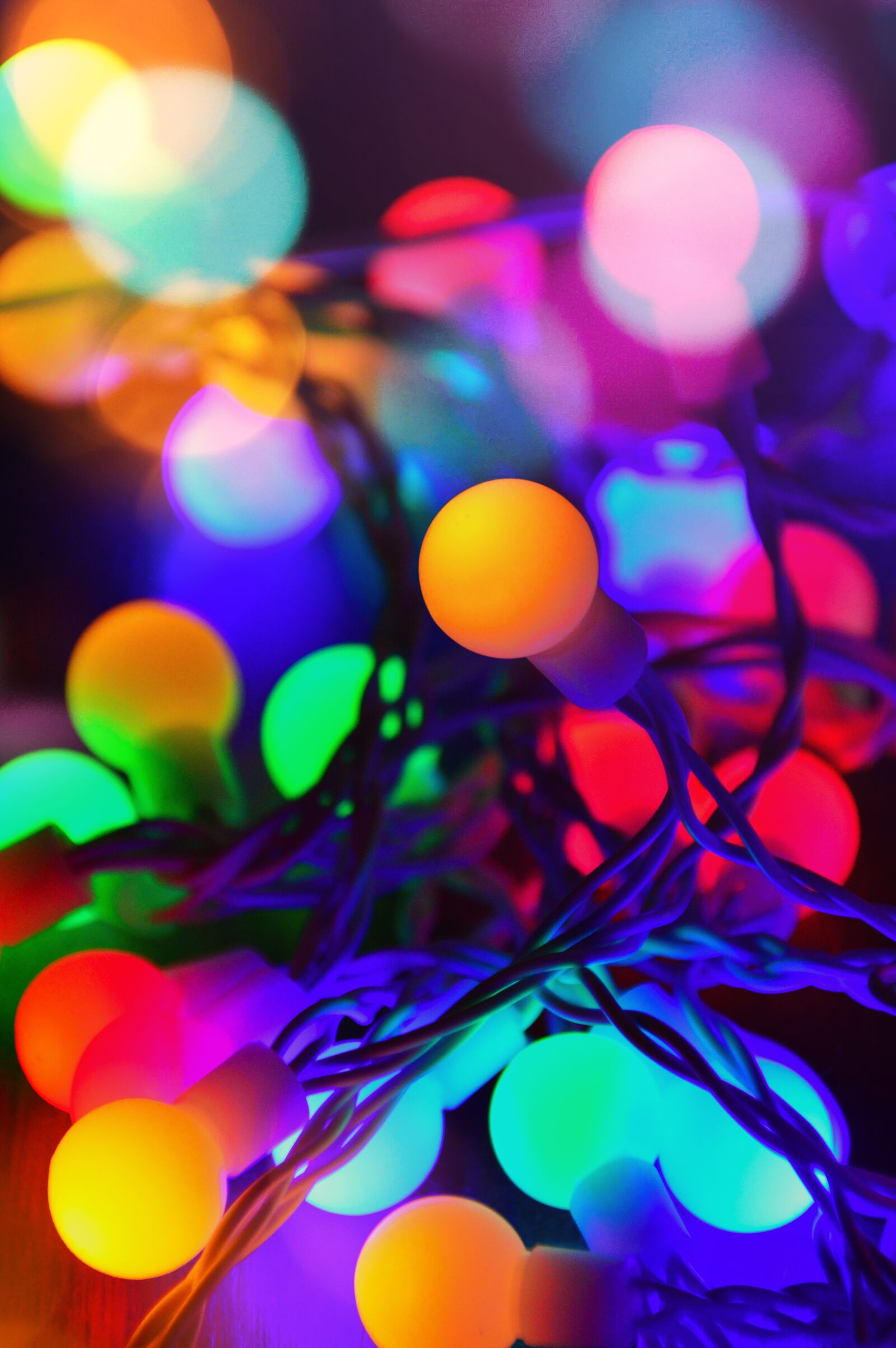Nikon D3200 sample photo. Color, light bulbs, light photography