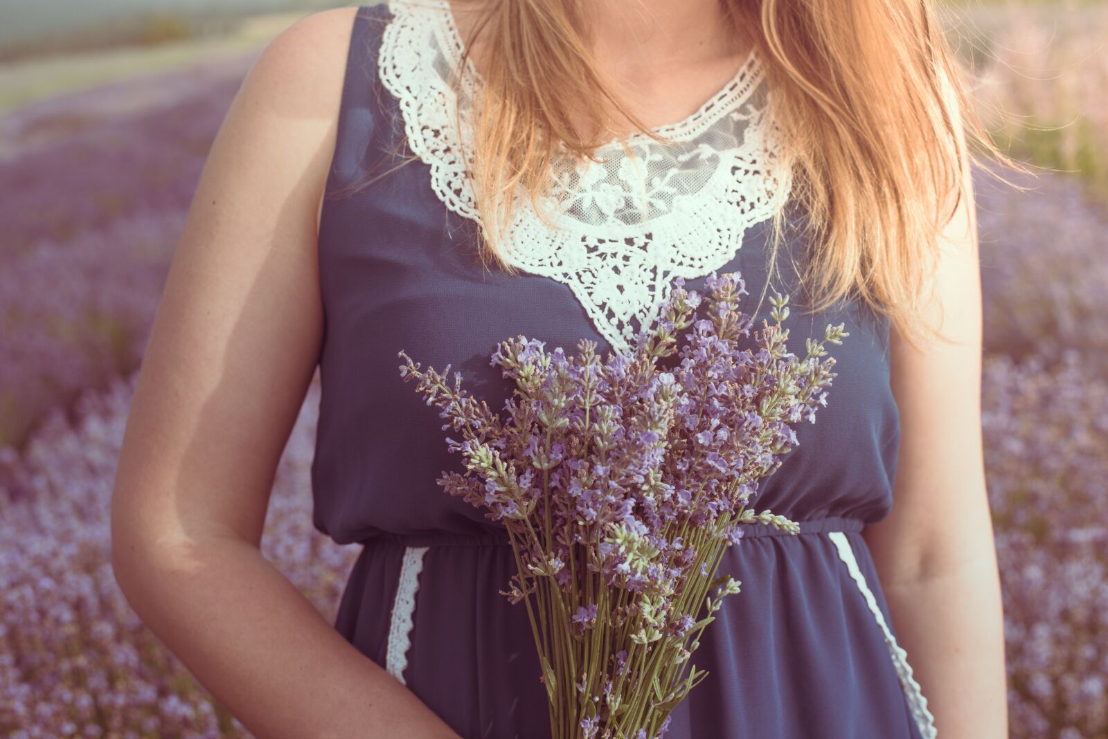 Nikon D750 sample photo. Lavender, flower, woman photography