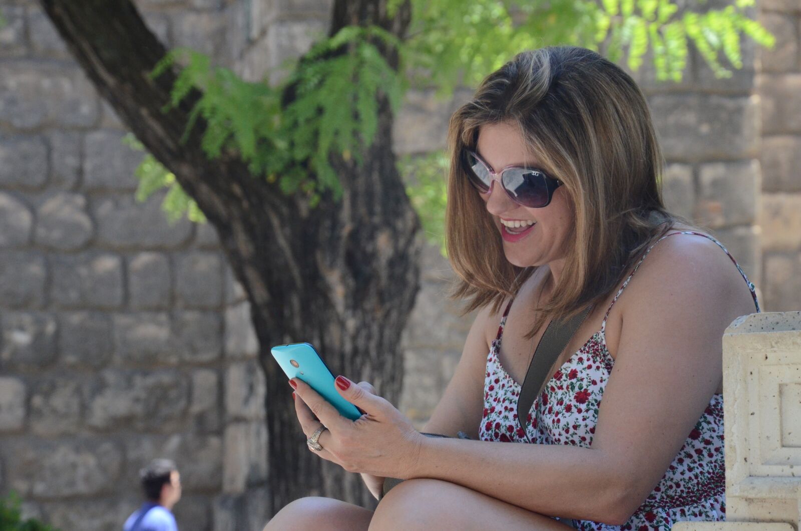 Nikon D7000 sample photo. Cellular, woman, phone photography