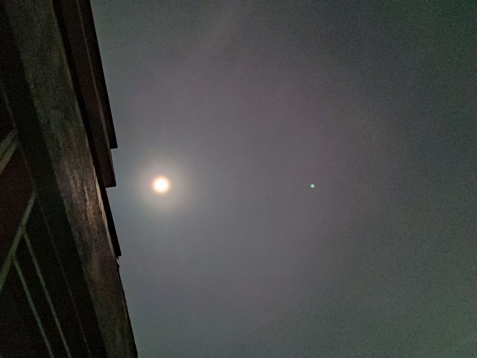 Xiaomi Mi 10 sample photo. Full moon, night, dark photography