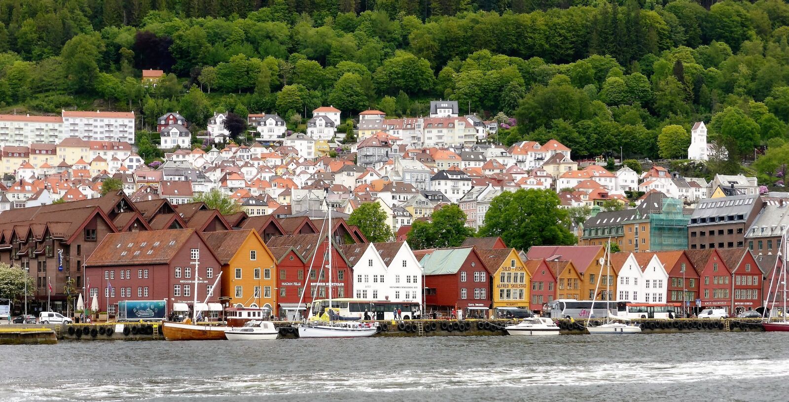 Panasonic Lumix DMC-ZS30 (Lumix DMC-TZ40) sample photo. Houses, wood, norway photography