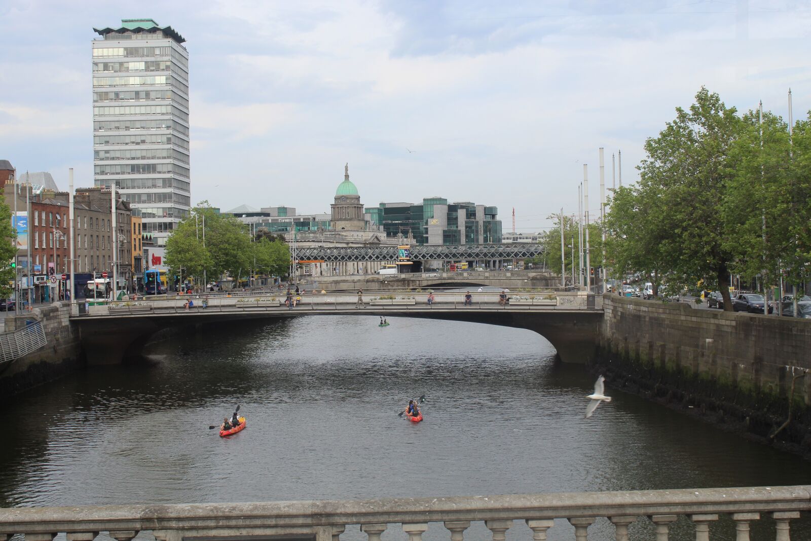 Canon EOS 4000D (EOS Rebel T100 / EOS 3000D) sample photo. Dublin, city, river photography