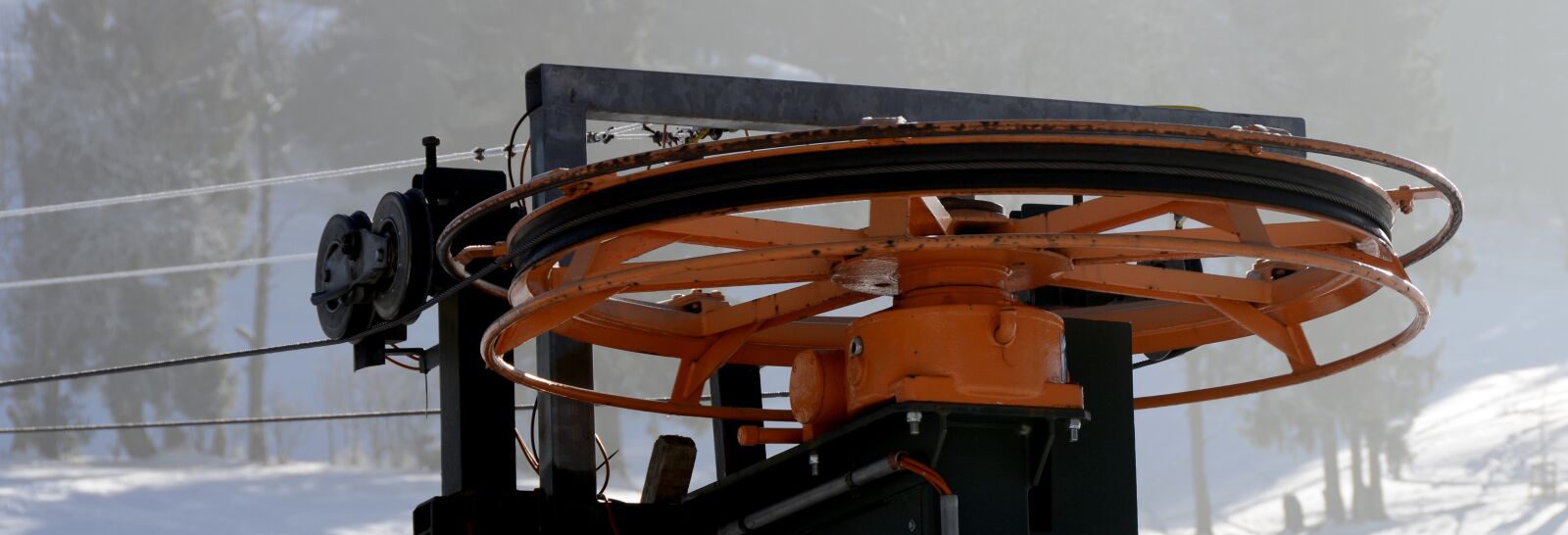 Nikon D7100 sample photo. Ski lift, transport, skilift photography