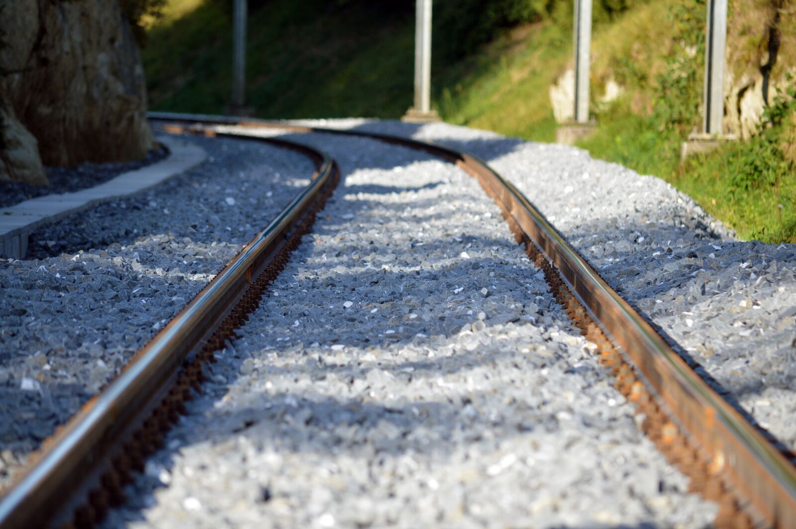 Nikon D3200 sample photo. Rails, track, railway photography