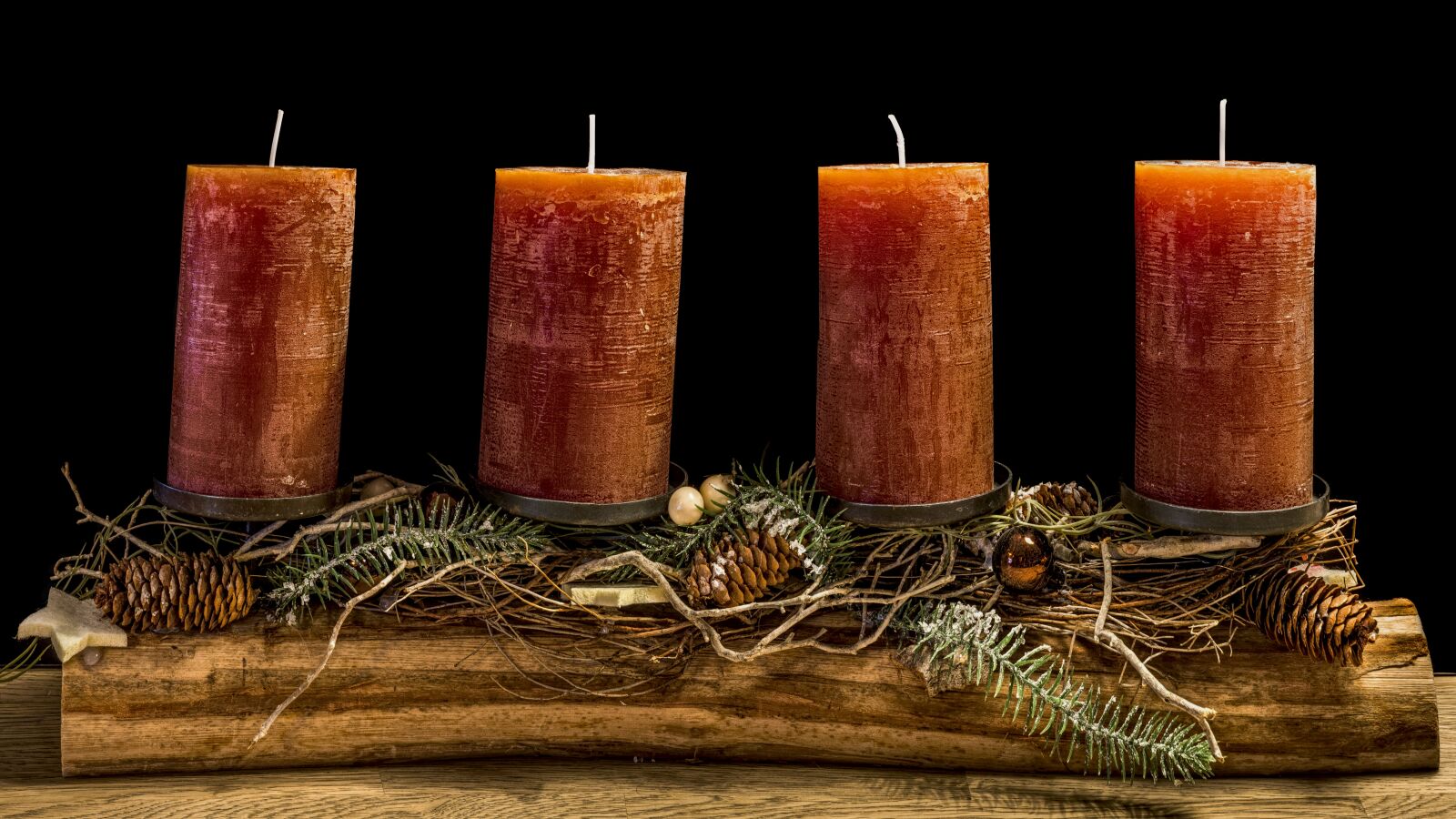Sony a6300 + Sigma 30mm F2.8 EX DN sample photo. Advent wreath, christmas wreath photography
