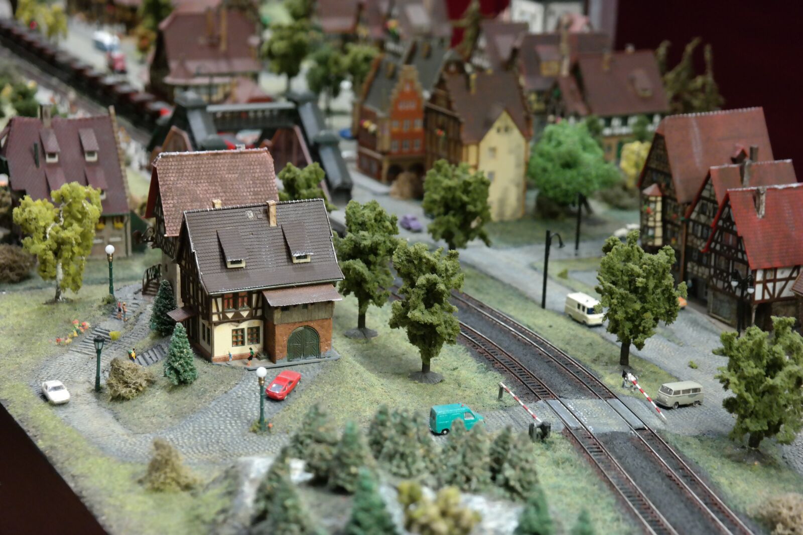 Samsung NX300 sample photo. Model railroad layout, vas photography