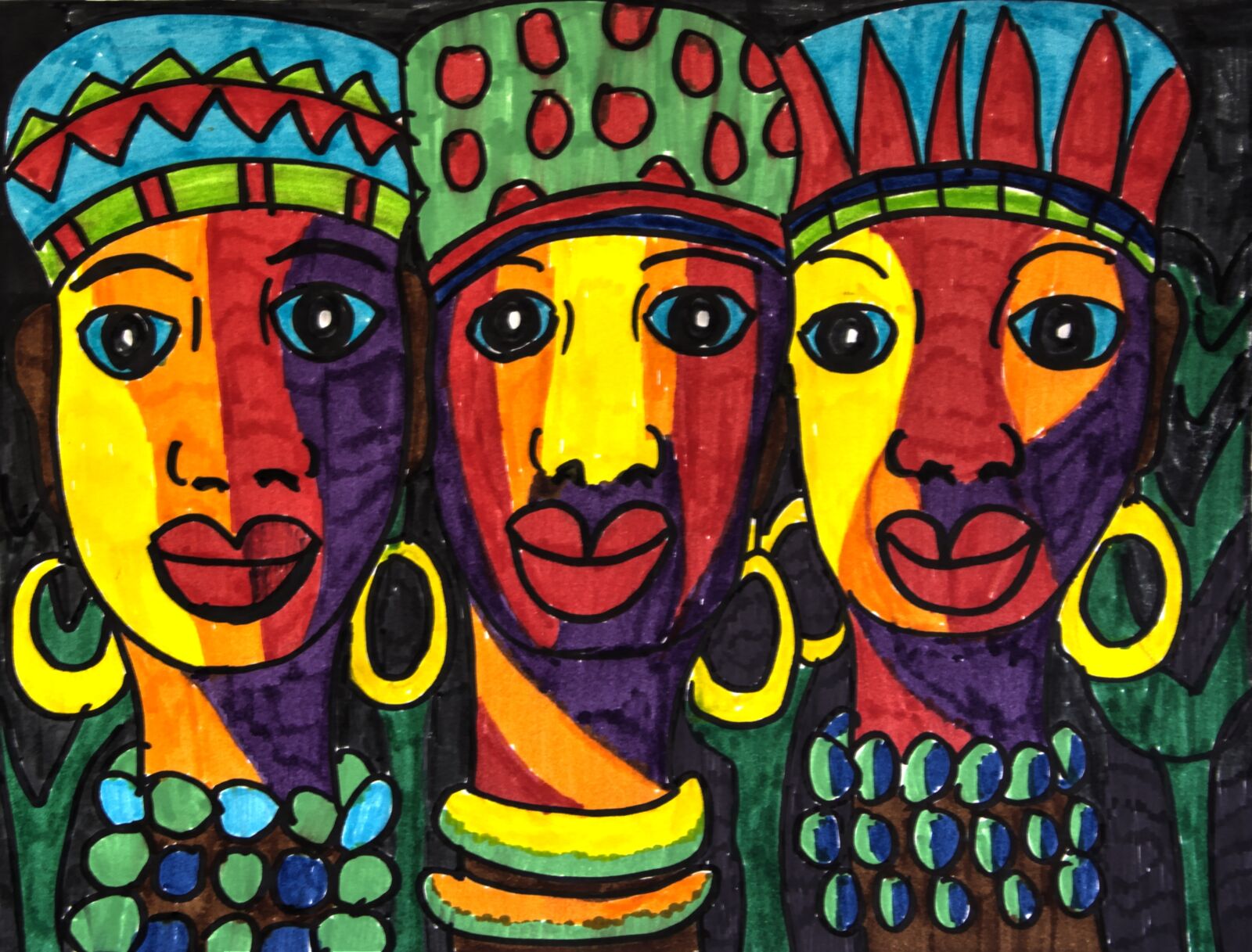 Nikon D5200 sample photo. Ethnic, bold, bright photography