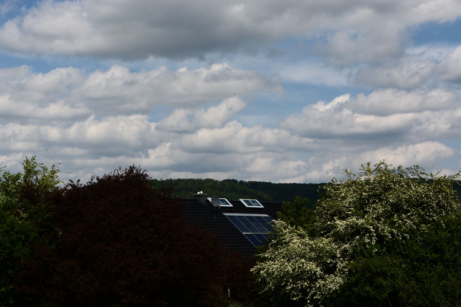 Nikon D5200 sample photo. Clouds, sky, house photography