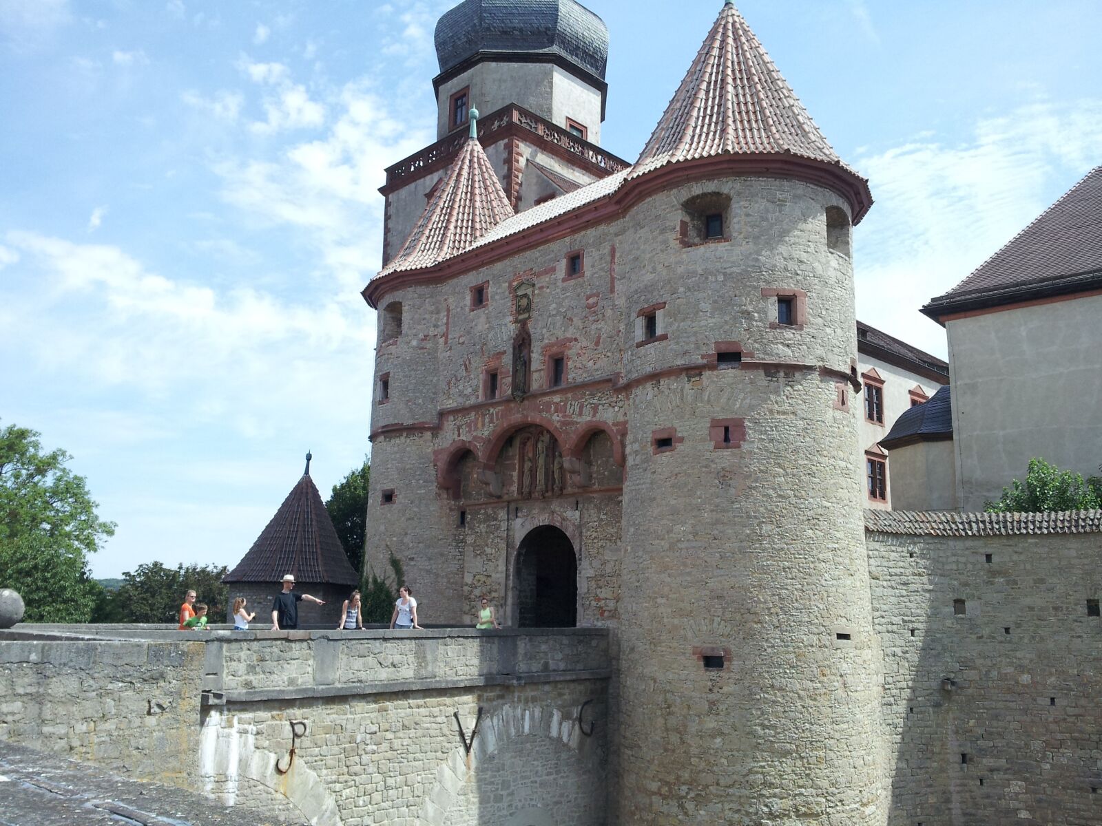 Samsung Galaxy S2 sample photo. Würzburg, castle, tower photography