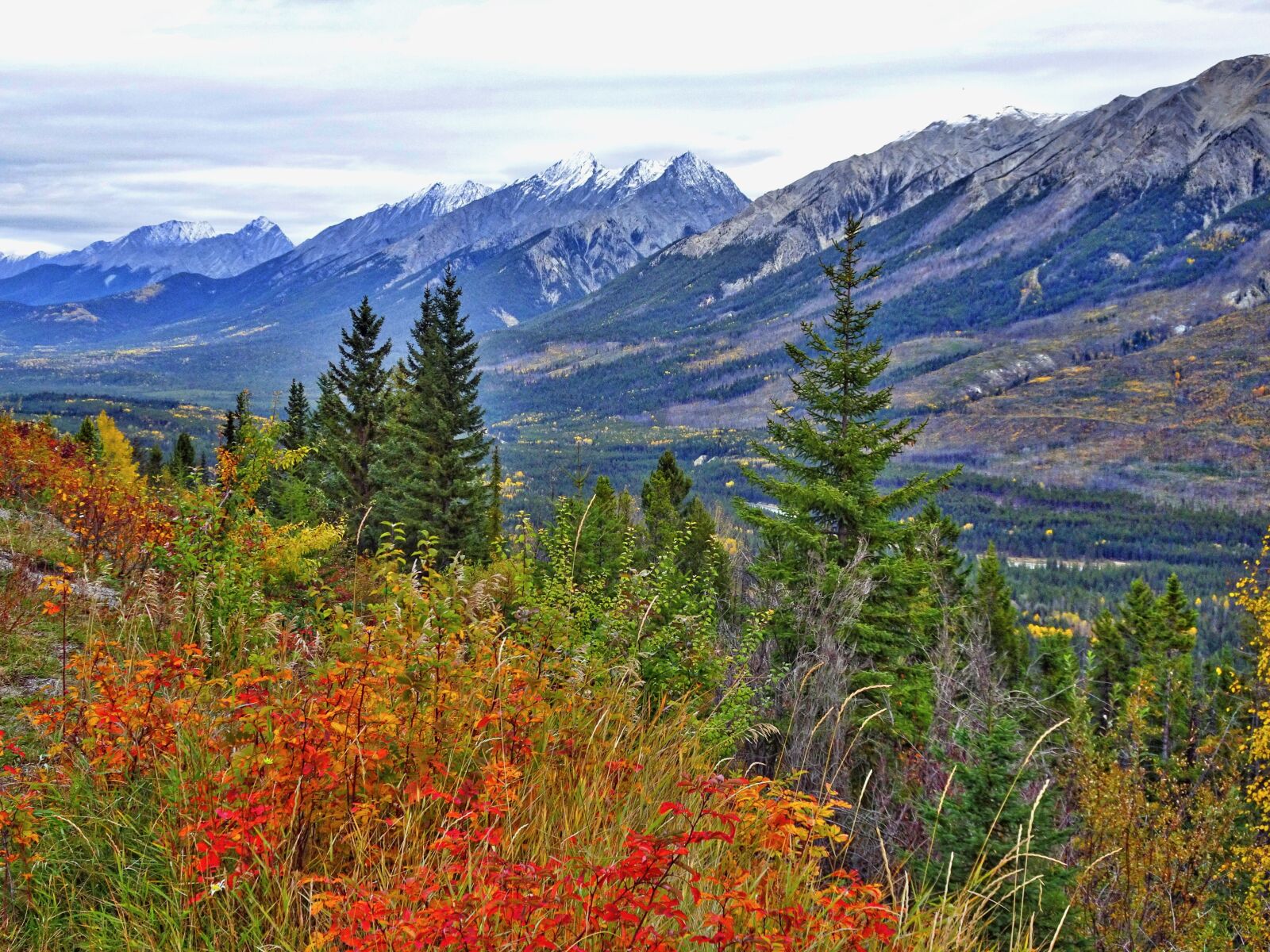 Sony Cyber-shot DSC-HX90V sample photo. Autumn, mountains, forest photography