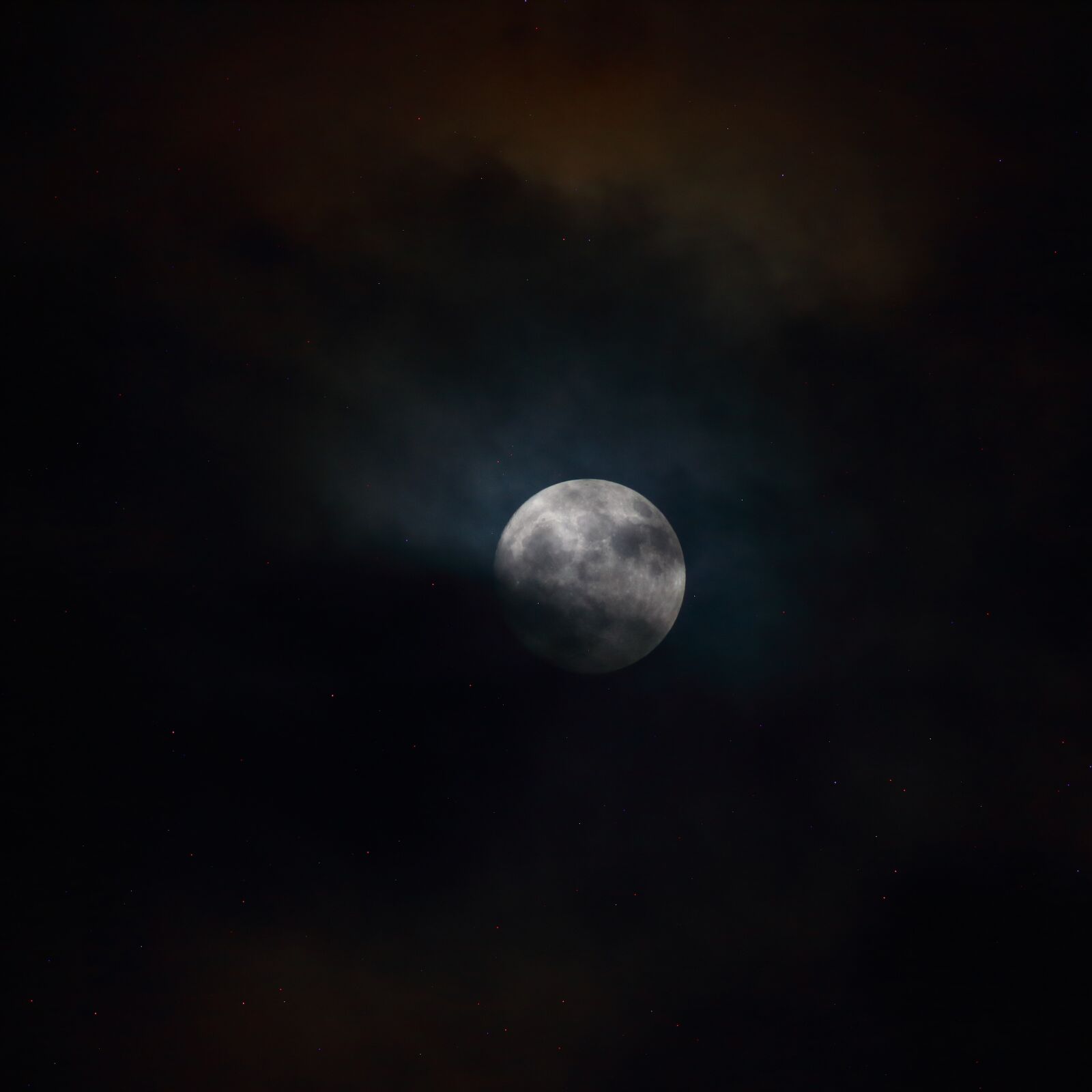 Canon EOS 7D + Canon EF 75-300mm f/4-5.6 sample photo. Moon, cloud, night photography