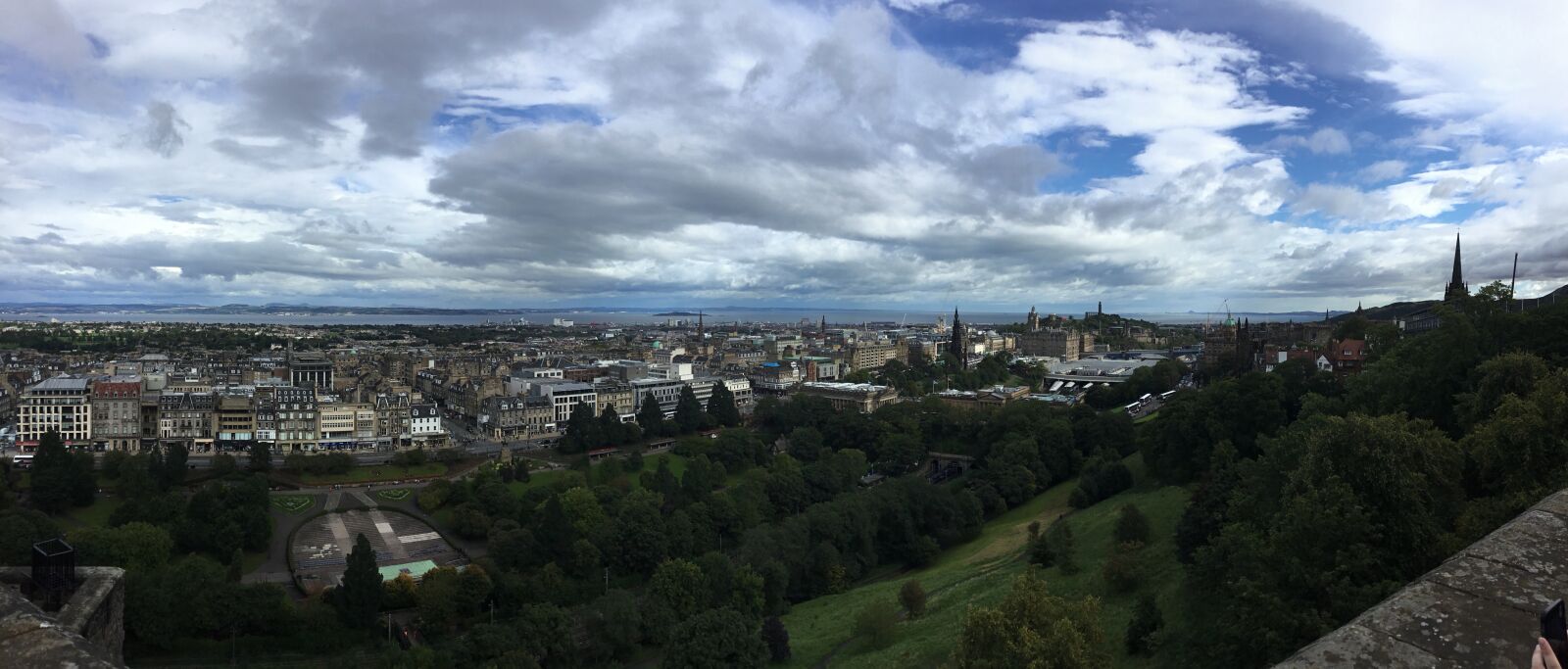 Apple iPad sample photo. Castle, edinburgh, landscape, panoramic photography