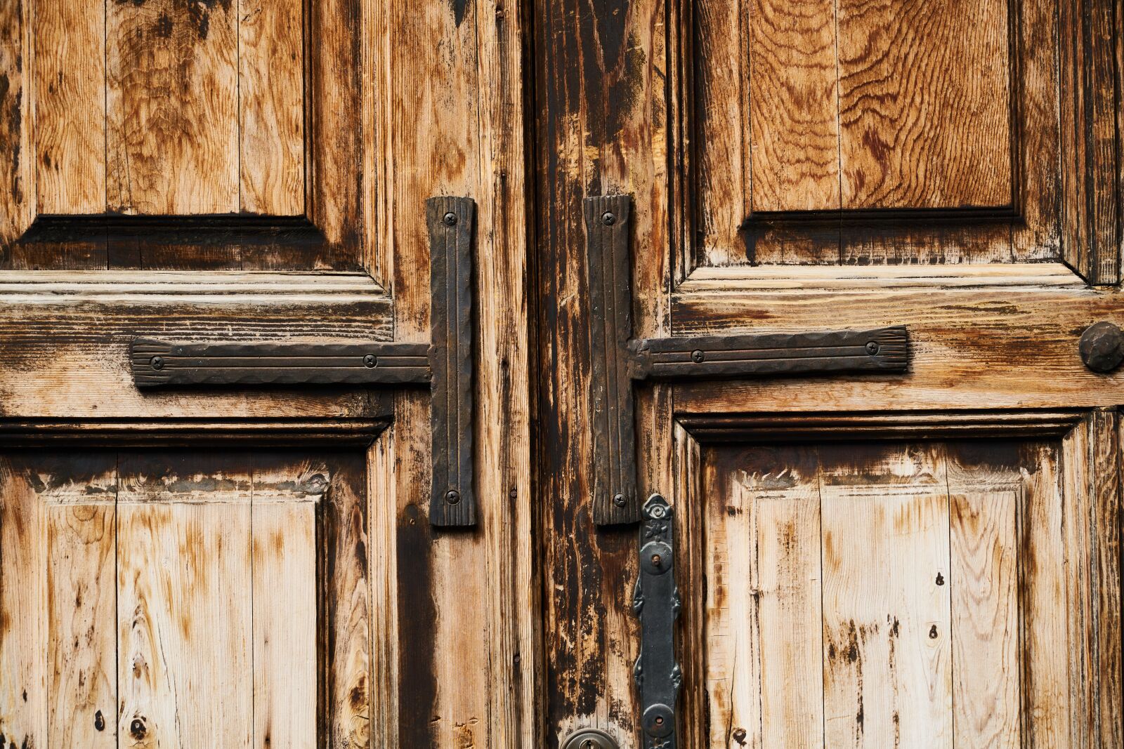 Sony a7R II sample photo. Door, wood-fibre boards, old photography