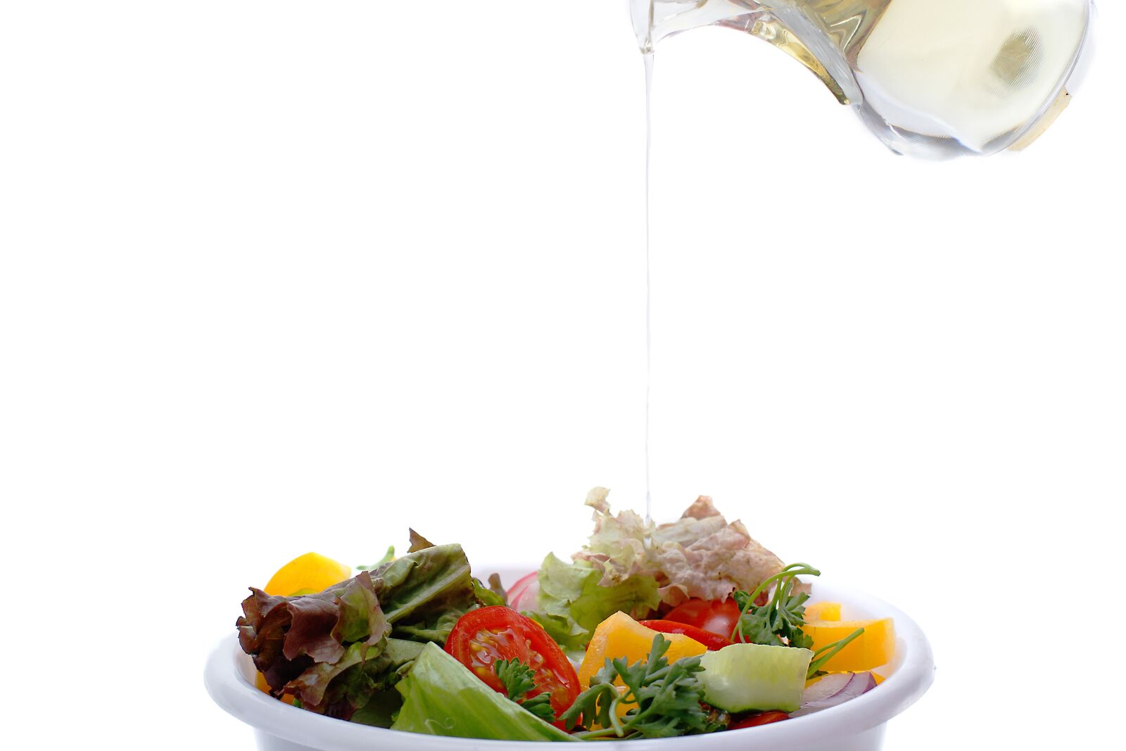 Canon EF 50mm F1.4 USM sample photo. Oil, salad, vegetables photography