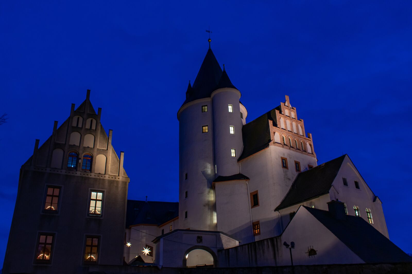Nikon D5300 sample photo. Castle, night, lighting photography