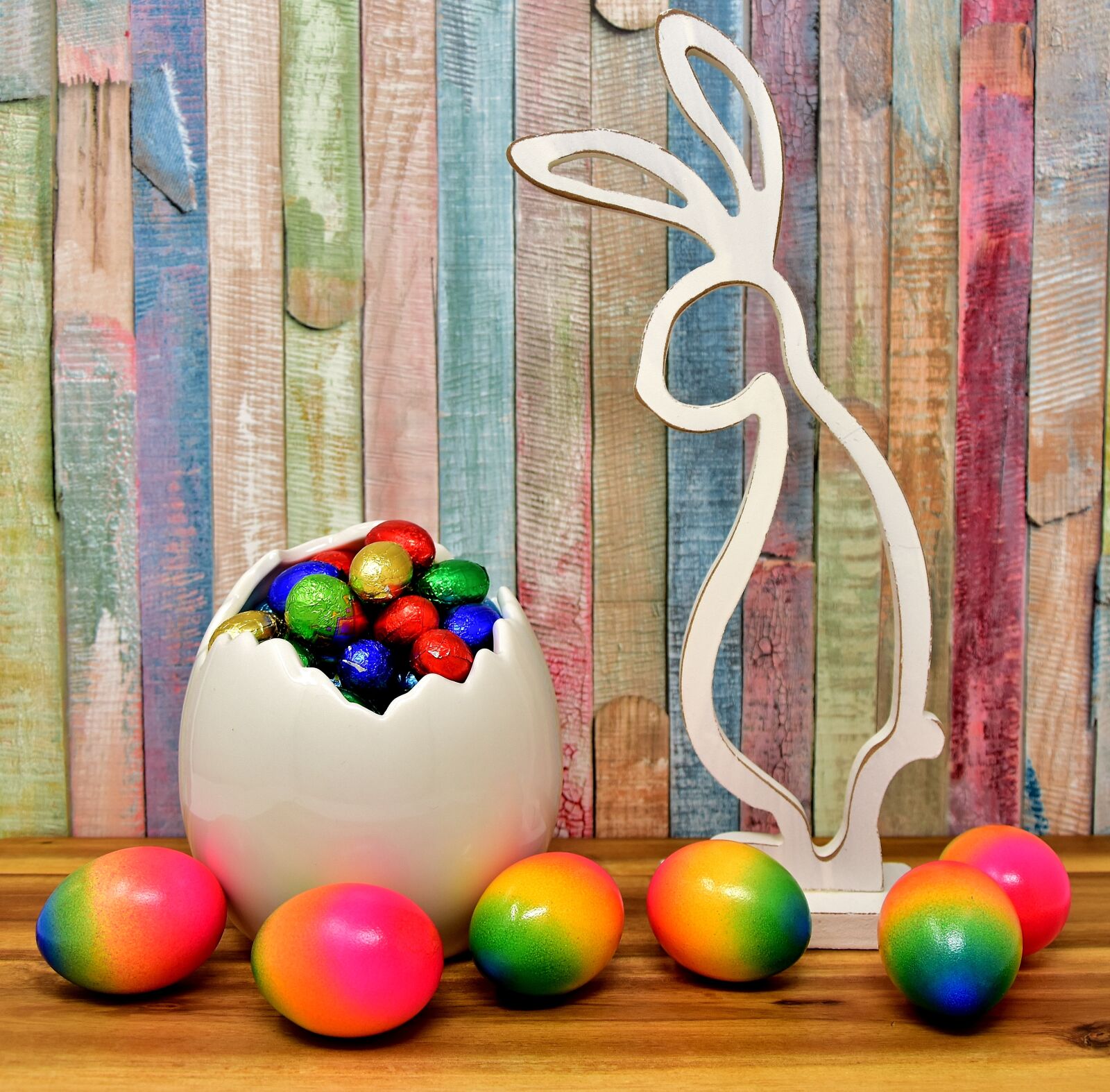 Nikon D7200 sample photo. Easter, easter bunny, colorful photography