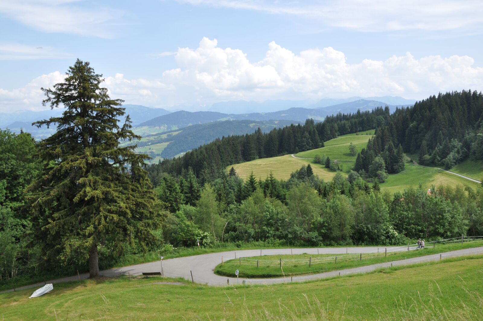 Nikon D90 sample photo. Mountains, meadow, sky photography