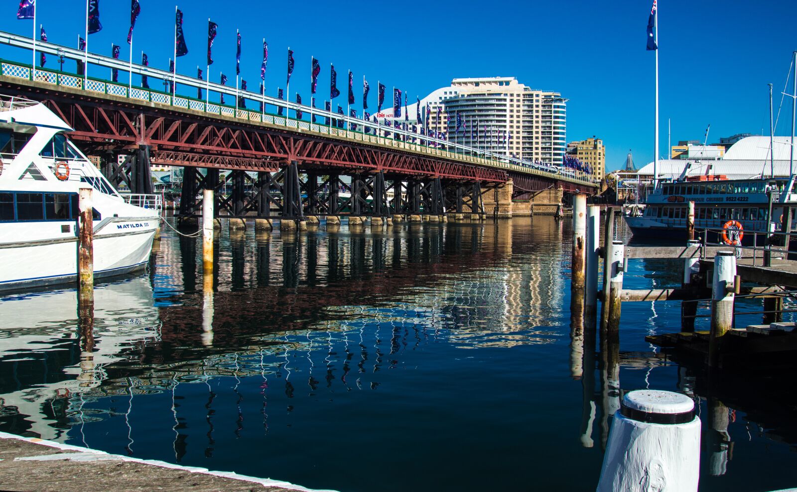 Nikon D3200 sample photo. Darling harbour, boat, australia photography
