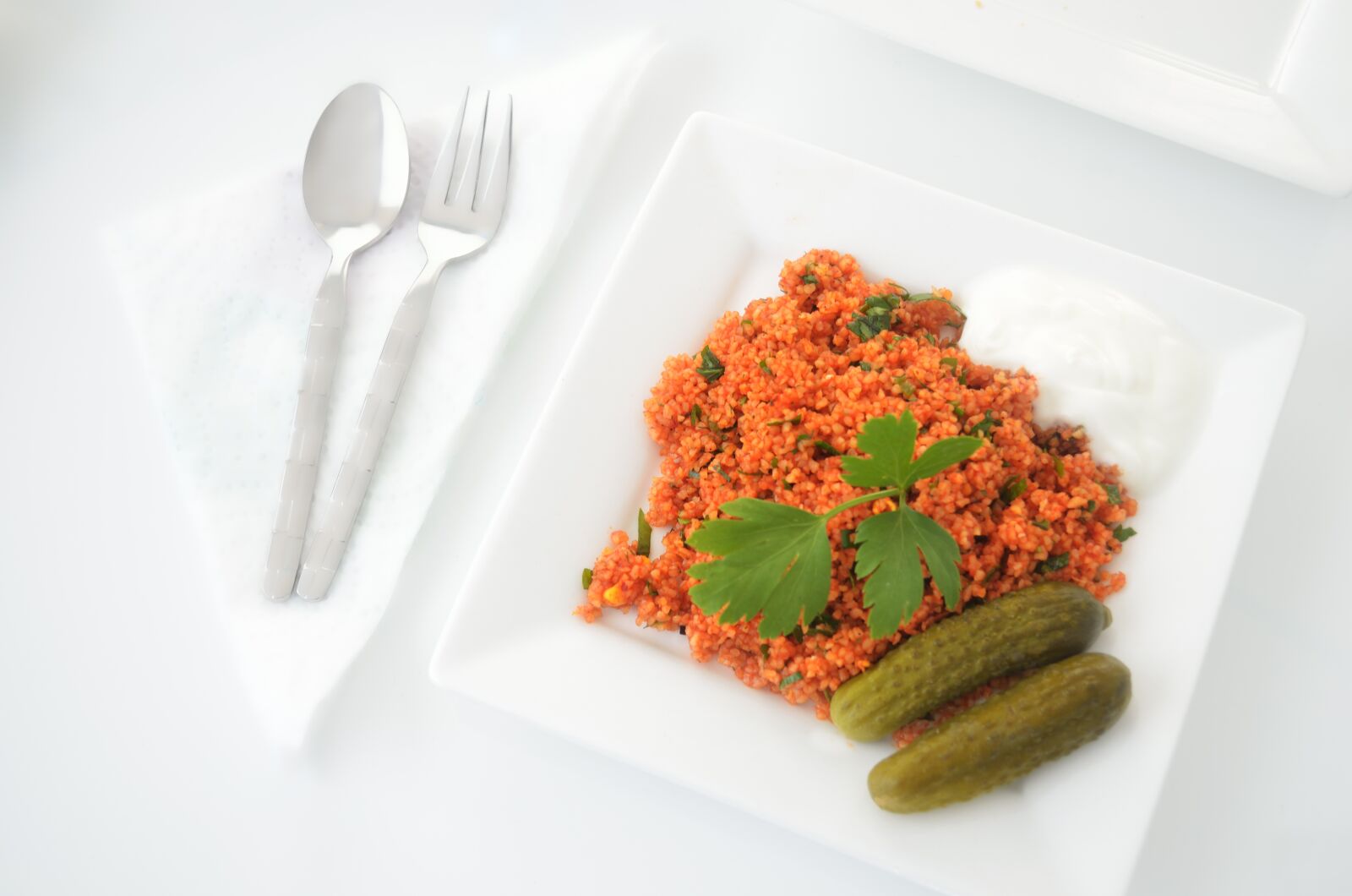 Nikon D5100 sample photo. Couscous salad, paella, tagine photography