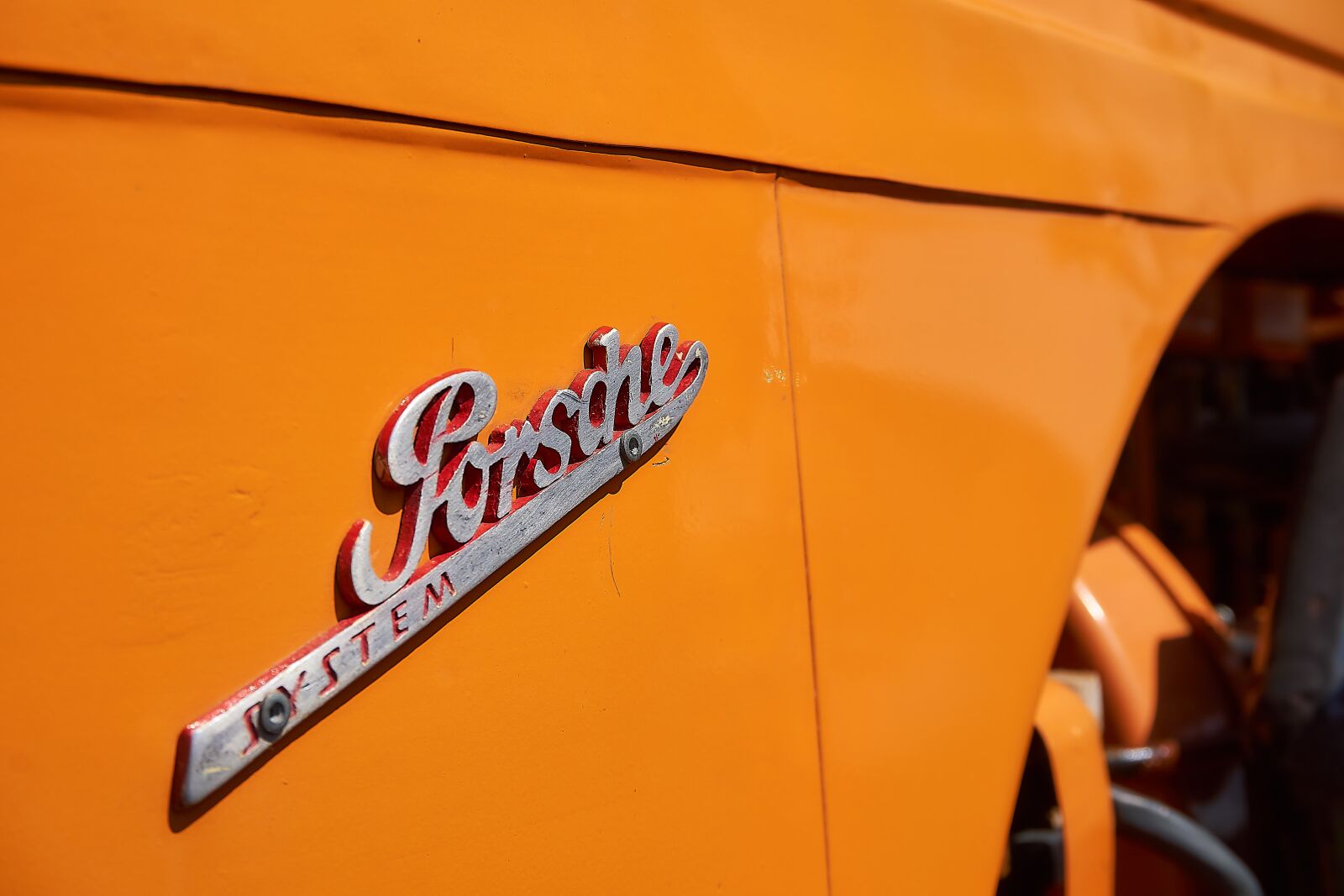 Sony a6000 sample photo. Tractor, porsche, oldtimer photography