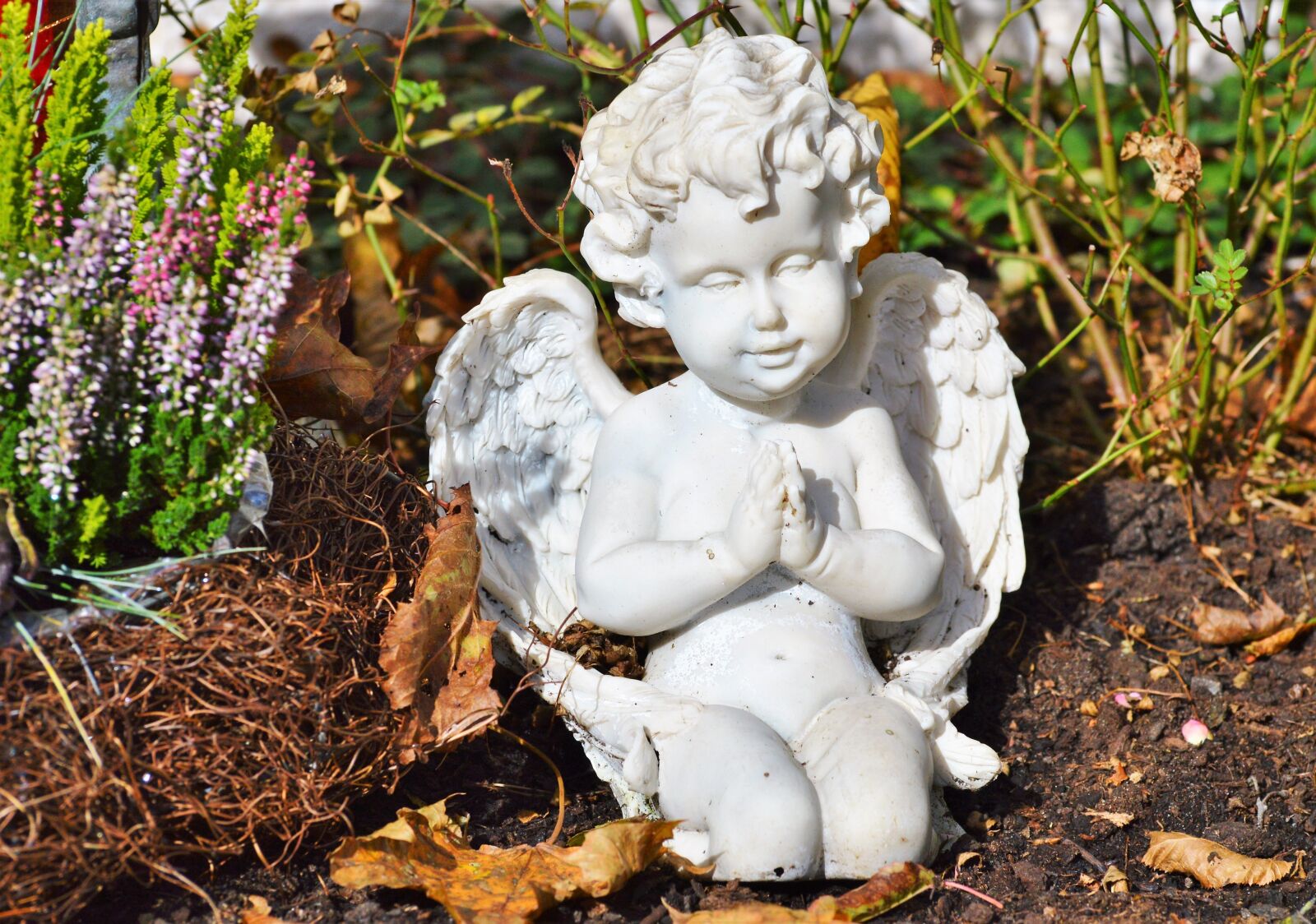 Nikon D3200 sample photo. Angel, sculpture, statue photography