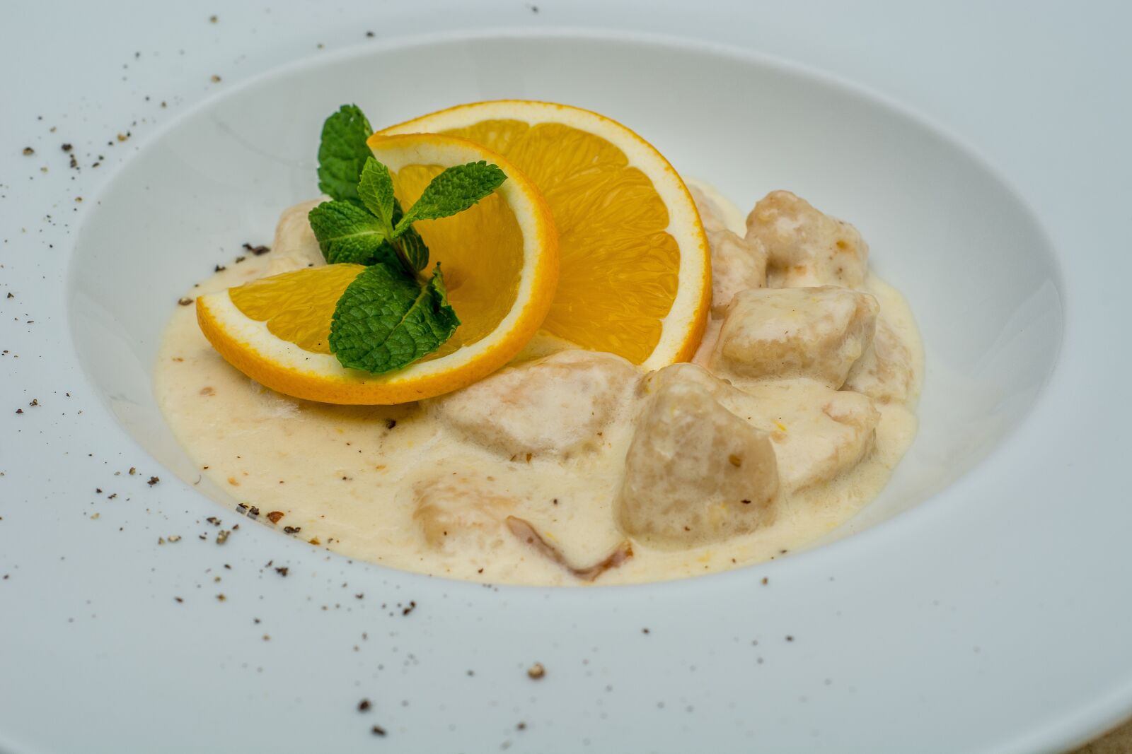 Nikon D7100 sample photo. Orange, dish, fricassee photography