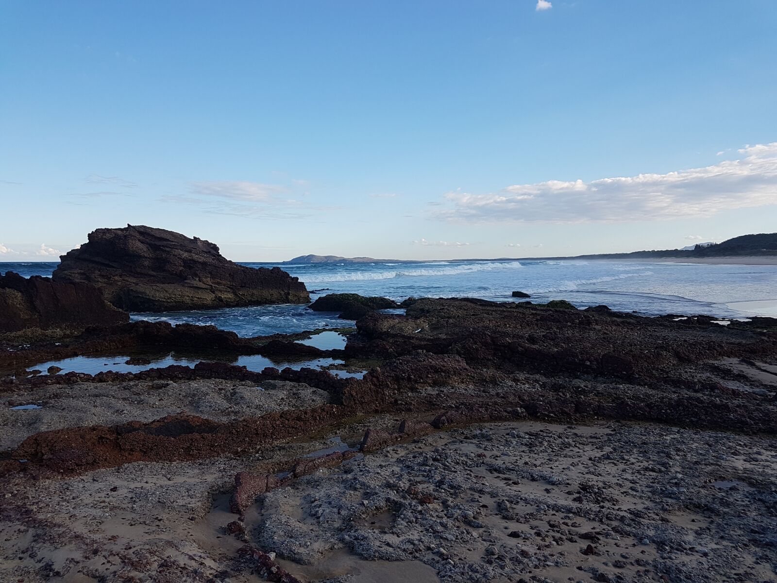 Samsung Galaxy S7 Edge sample photo. Laurieton nsw, rock pools photography