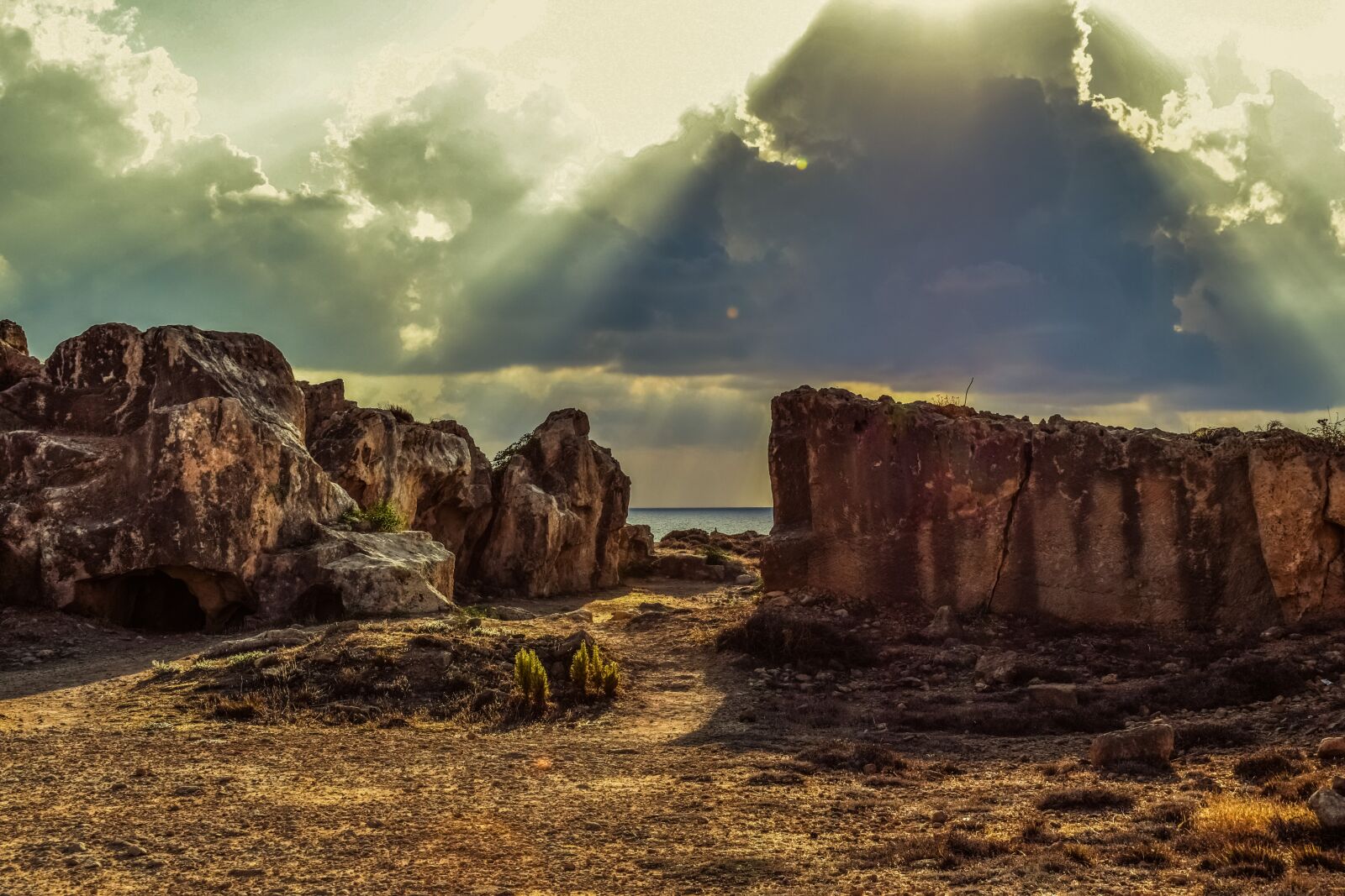 Nikon D3300 sample photo. Cyprus, paphos, tombs of photography