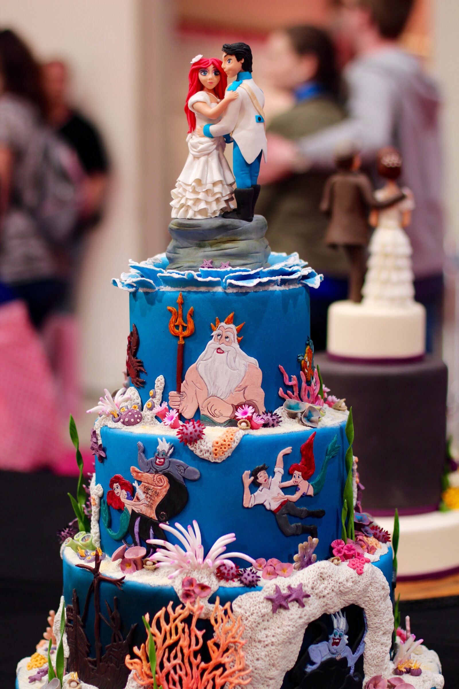 Canon EOS 600D (Rebel EOS T3i / EOS Kiss X5) + Canon EF 50mm F1.4 USM sample photo. Cake, arielle, mermaid photography