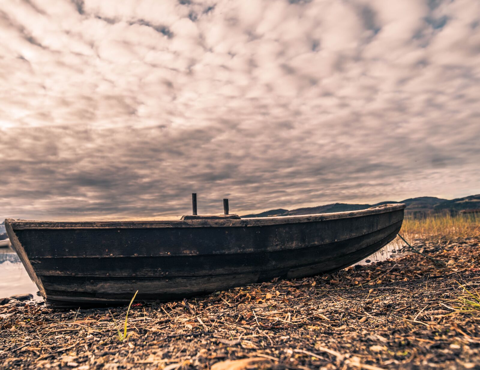 Nikon D5300 sample photo. Boat, sky, clouds photography