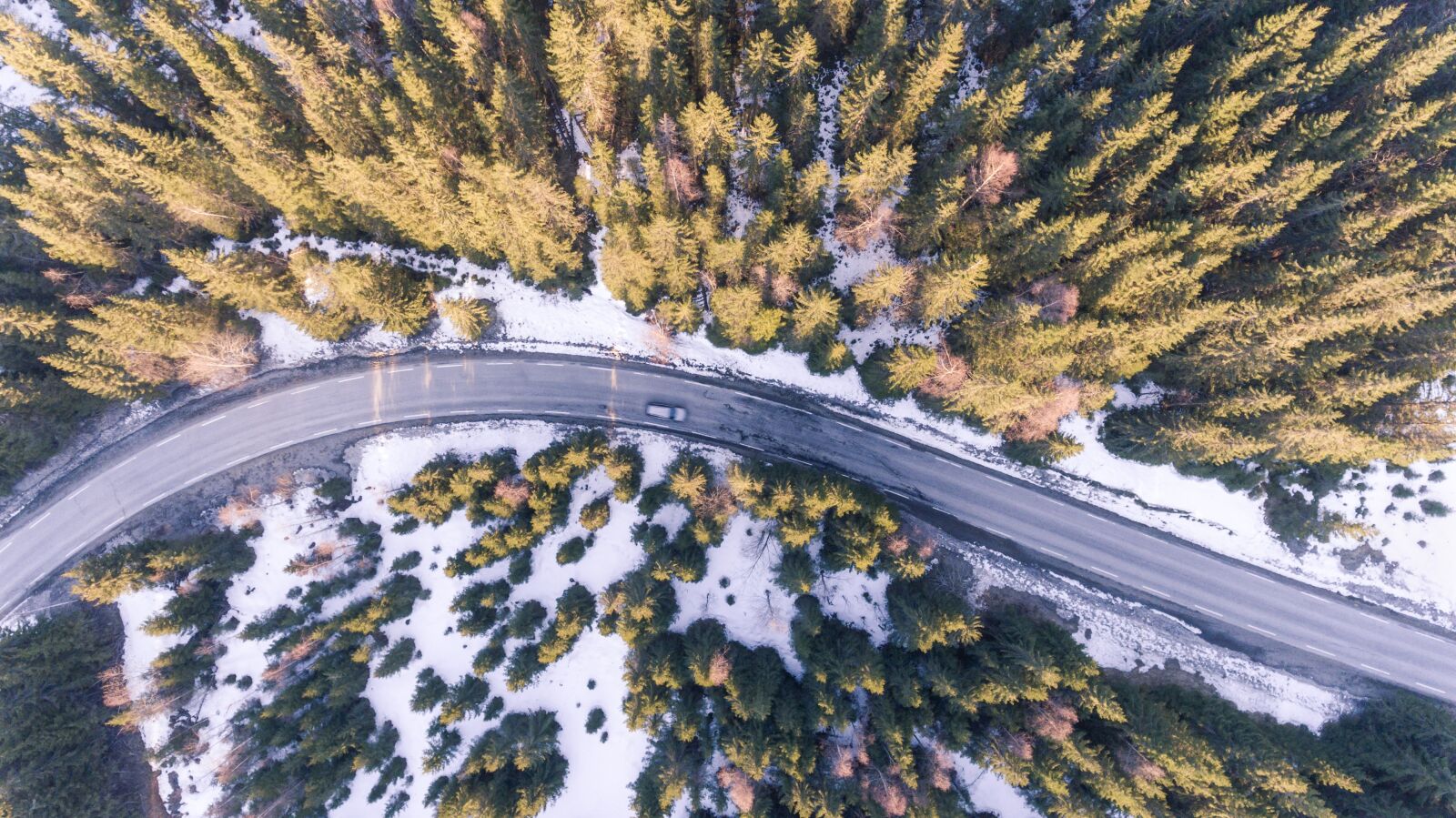 DJI FC330 sample photo. Aerial, road, car photography