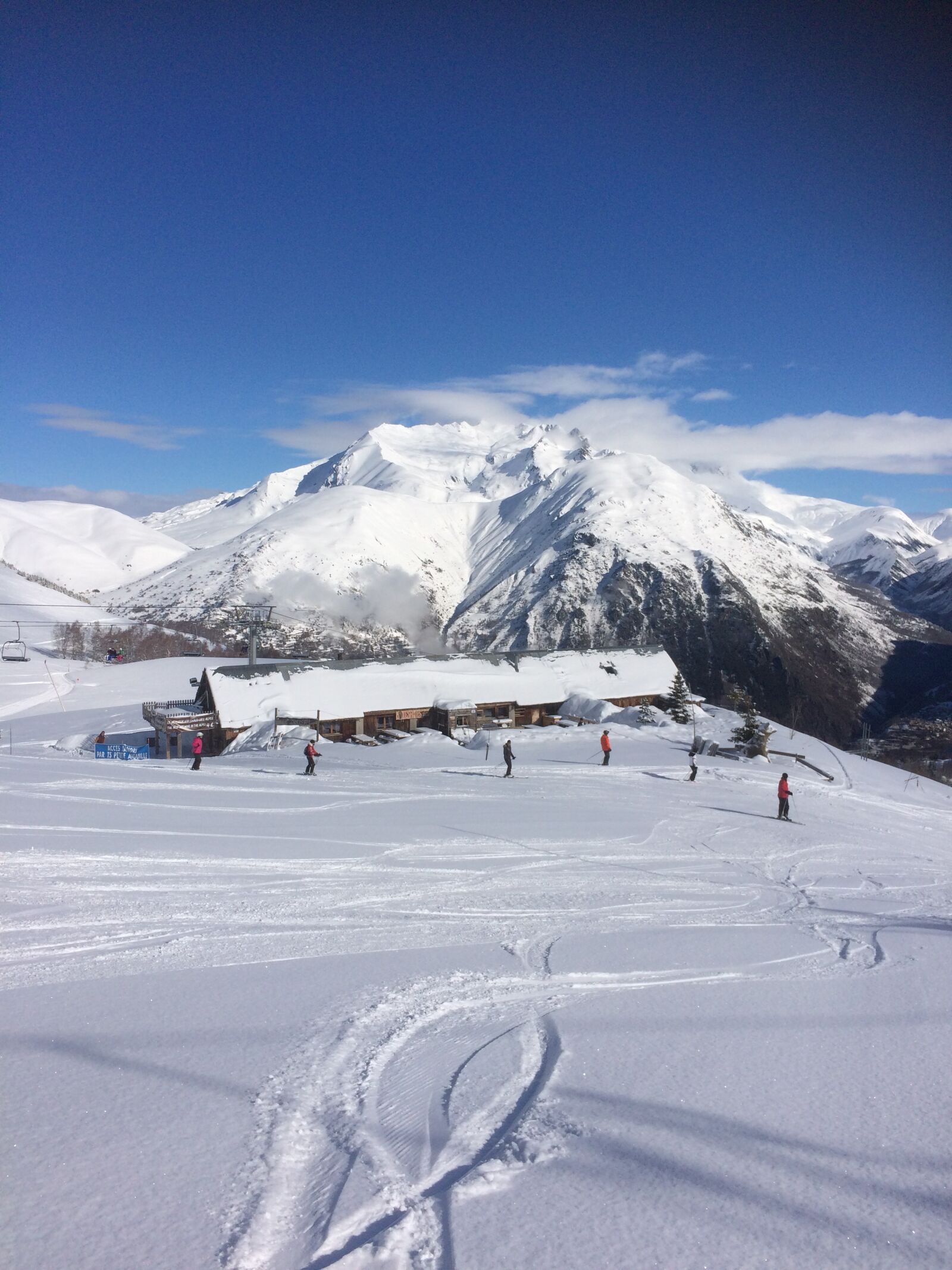 Apple iPhone 5s sample photo. Ski resort, mountains, winter photography