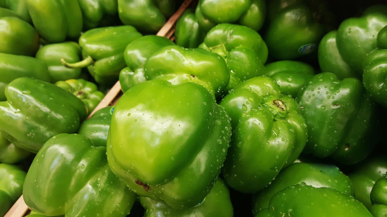 Samsung Galaxy Note5 sample photo. Bell peppers, green bell photography