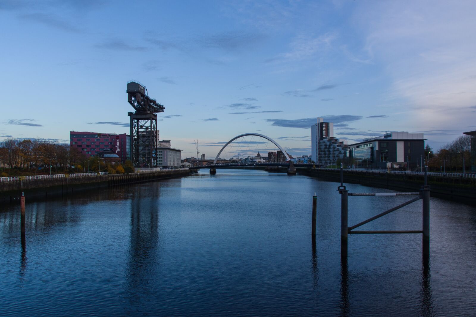 Pentax K-70 sample photo. Glasgow, port, architecture photography