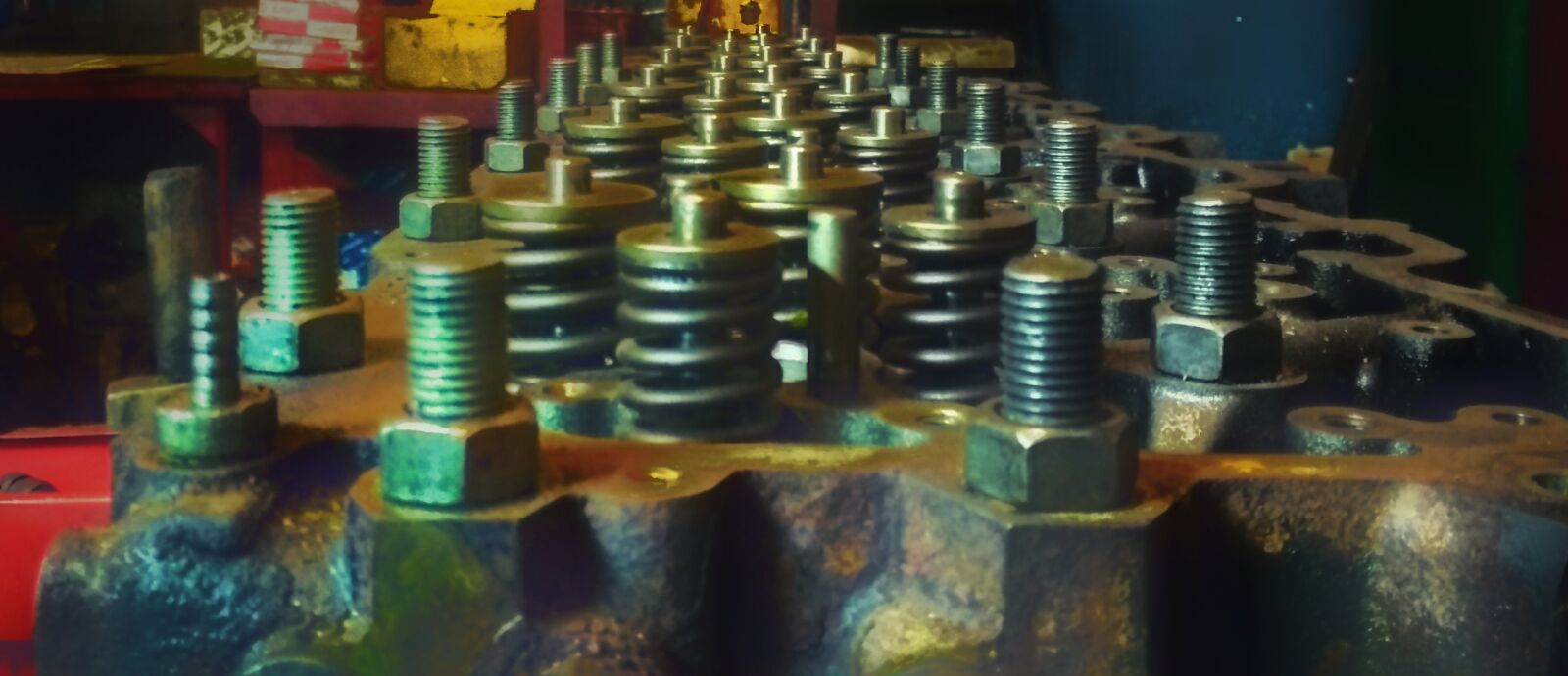 Xiaomi Redmi 4X sample photo. Metal, engineering, engine photography