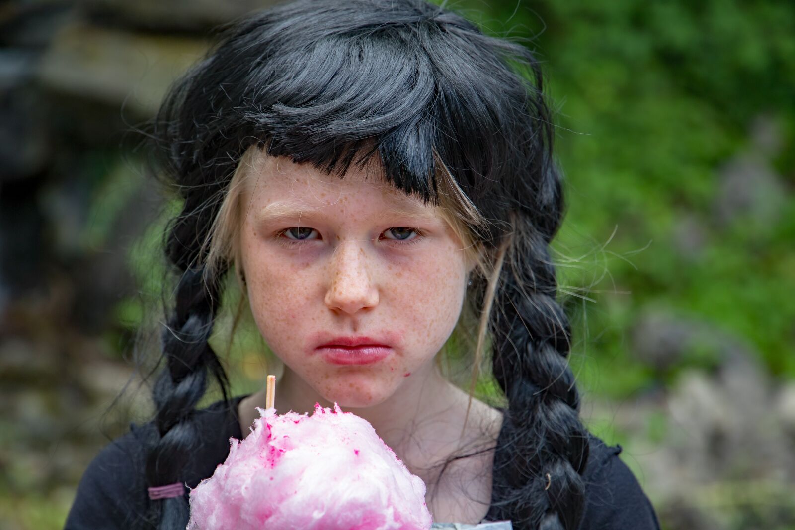 Canon EF 24-105mm F3.5-5.6 IS STM sample photo. Portrait, candy, cotton candy photography