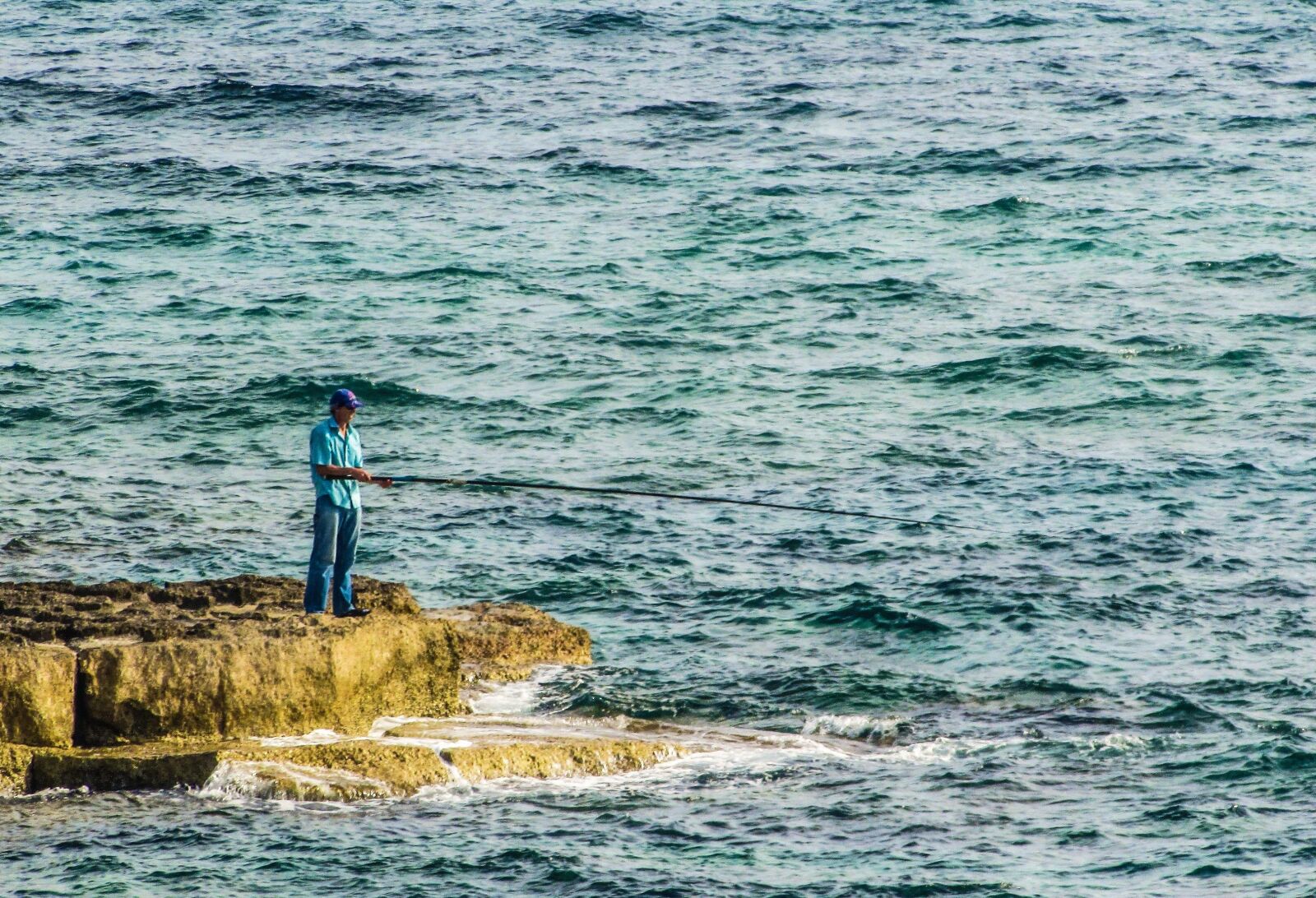 Canon PowerShot SX400 IS sample photo. Fisherman, fishing, hobby photography