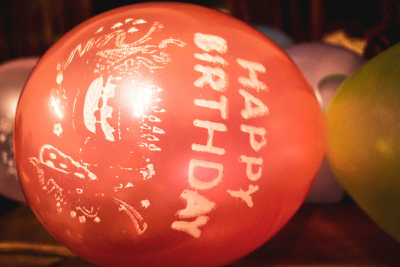Nikon D3100 sample photo. Happy birthday, balloon, birthday photography