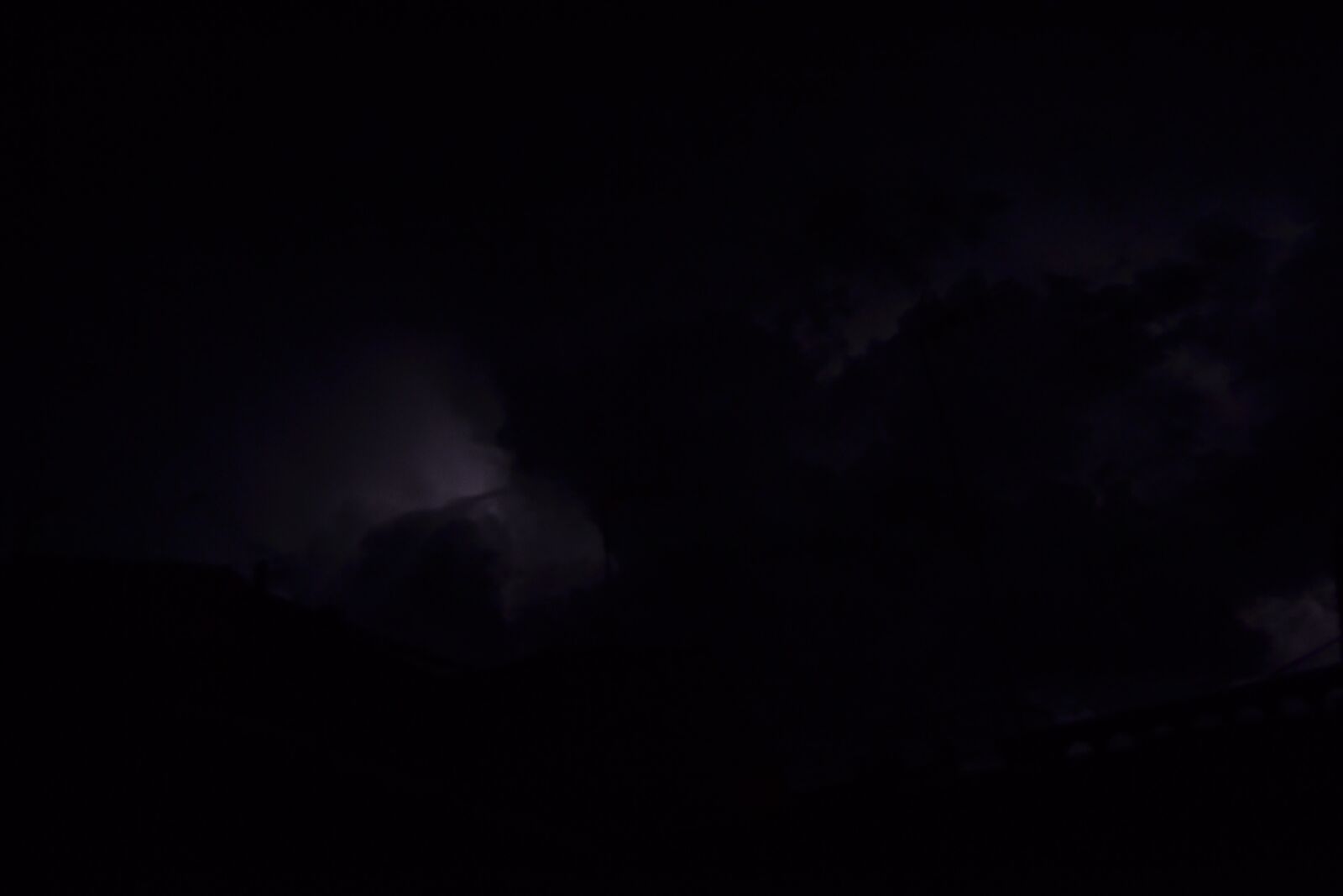 Nikon D3100 sample photo. Storm, sky, night photography